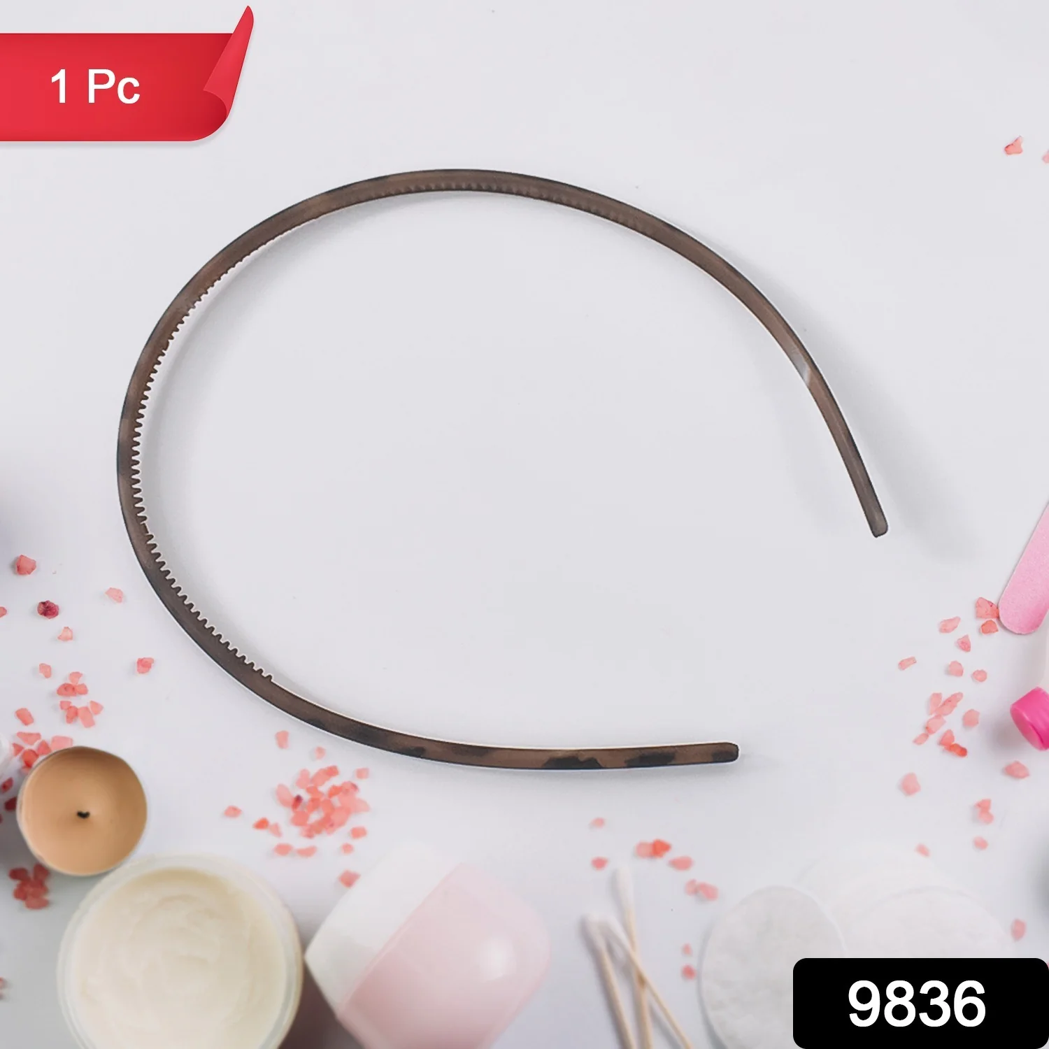 Plastic Simple Headbands Comb Headbands Hairbands (1 Pc) - Image 2