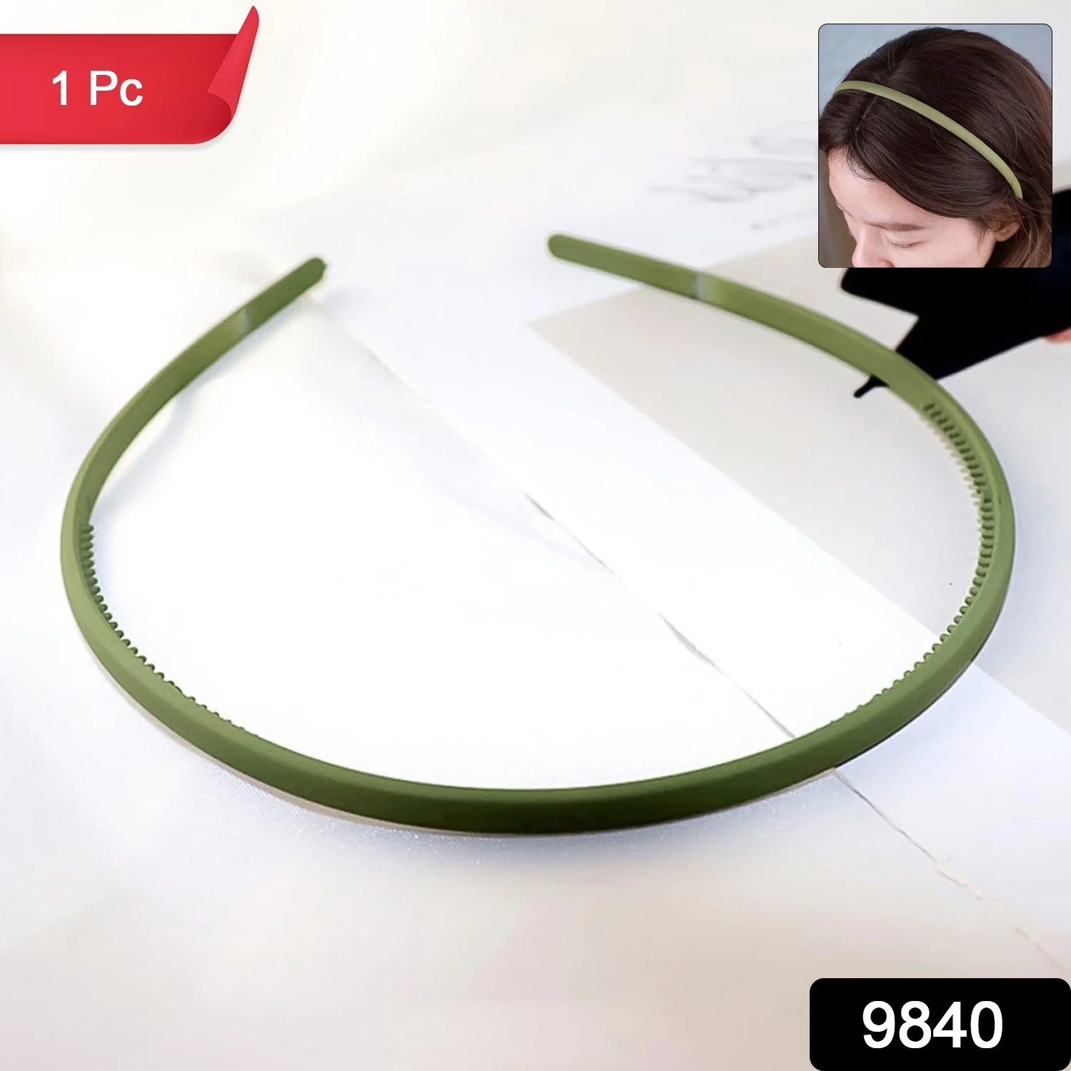 Plastic Simple Headbands Comb Headbands Hairbands (1 Pc), Hair accessories - Image 2
