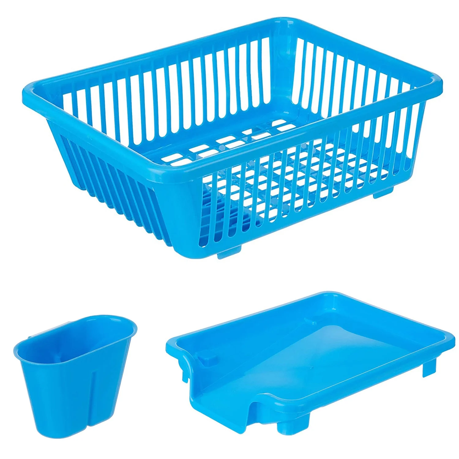 Plastic Sink Dish Drainer Drying Rack (With Brown Box) ( MOQ :- 3 Pc) - Image 3