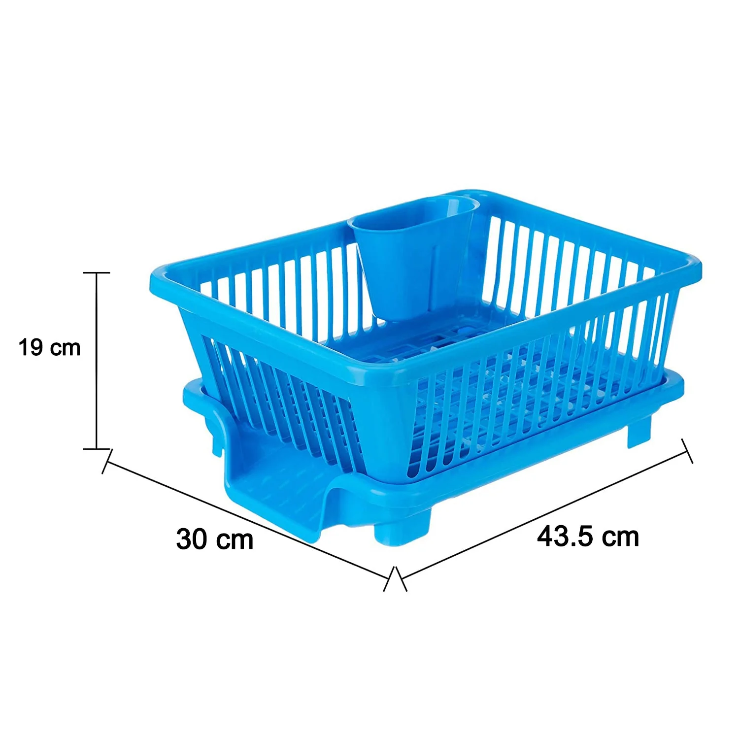 Plastic Sink Dish Drainer Drying Rack (With Brown Box) ( MOQ :- 3 Pc) - Image 6
