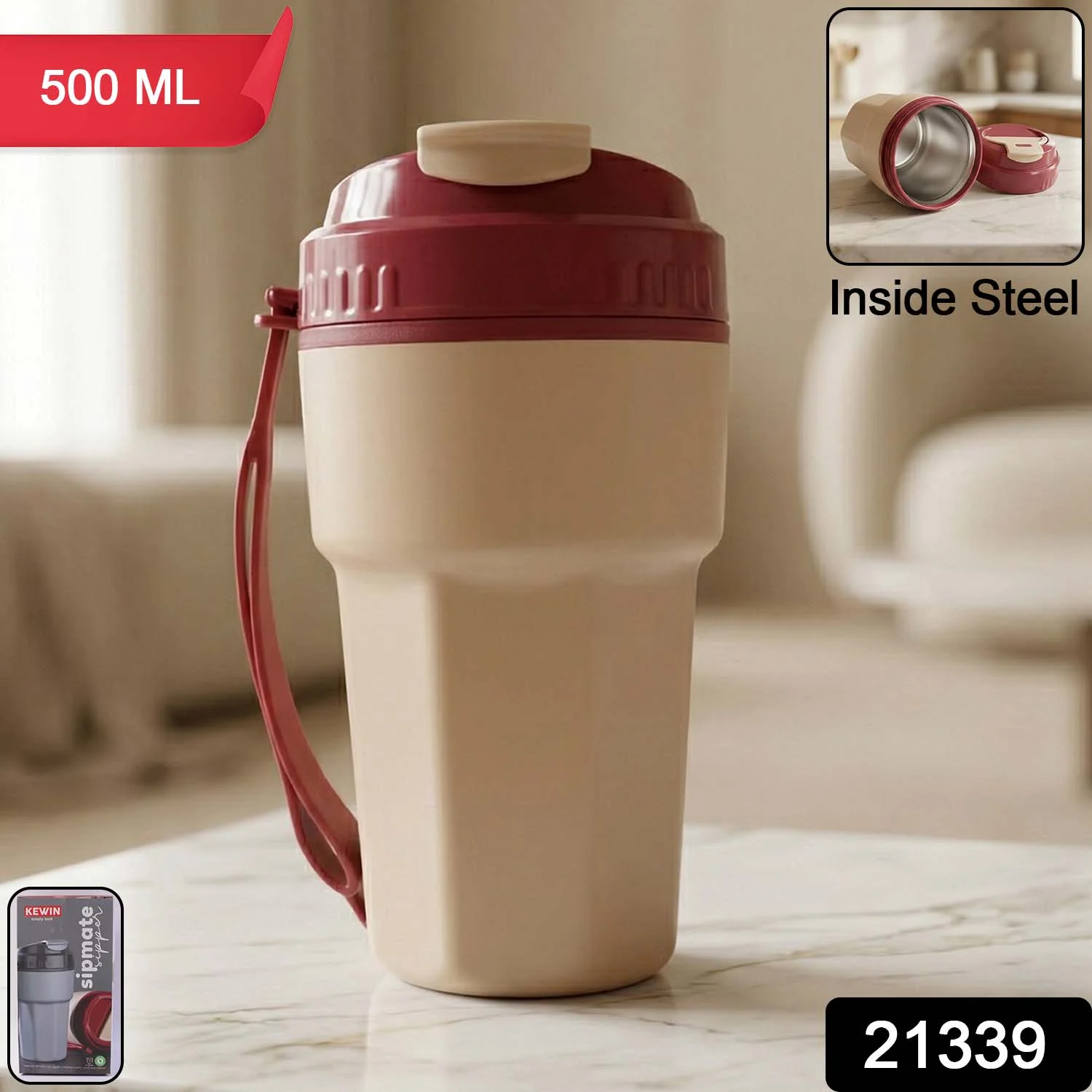 Plastic Sipmate Style Sipper Bottle 500 ml  (1 Pc) - Image 2