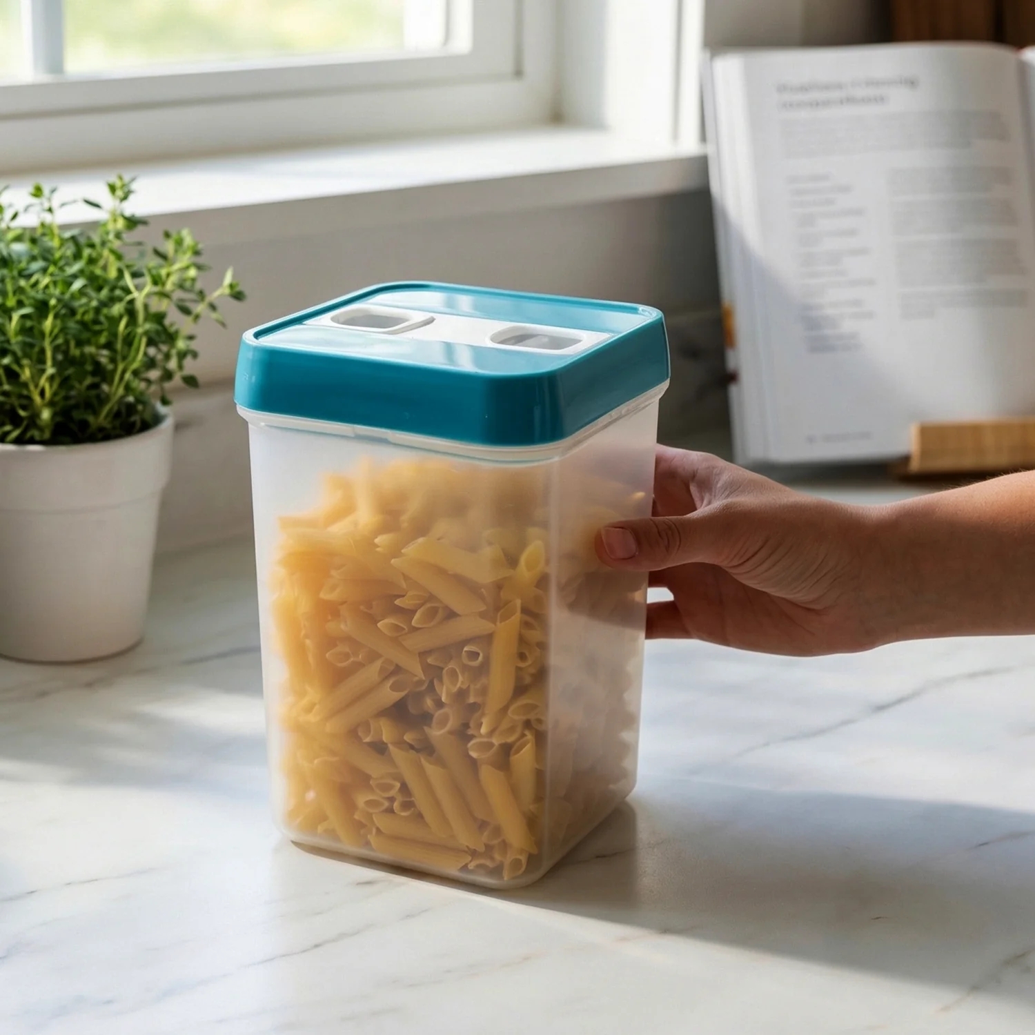 Plastic Smart Seal Food Storage Container 1200 ML Approx - Image 3