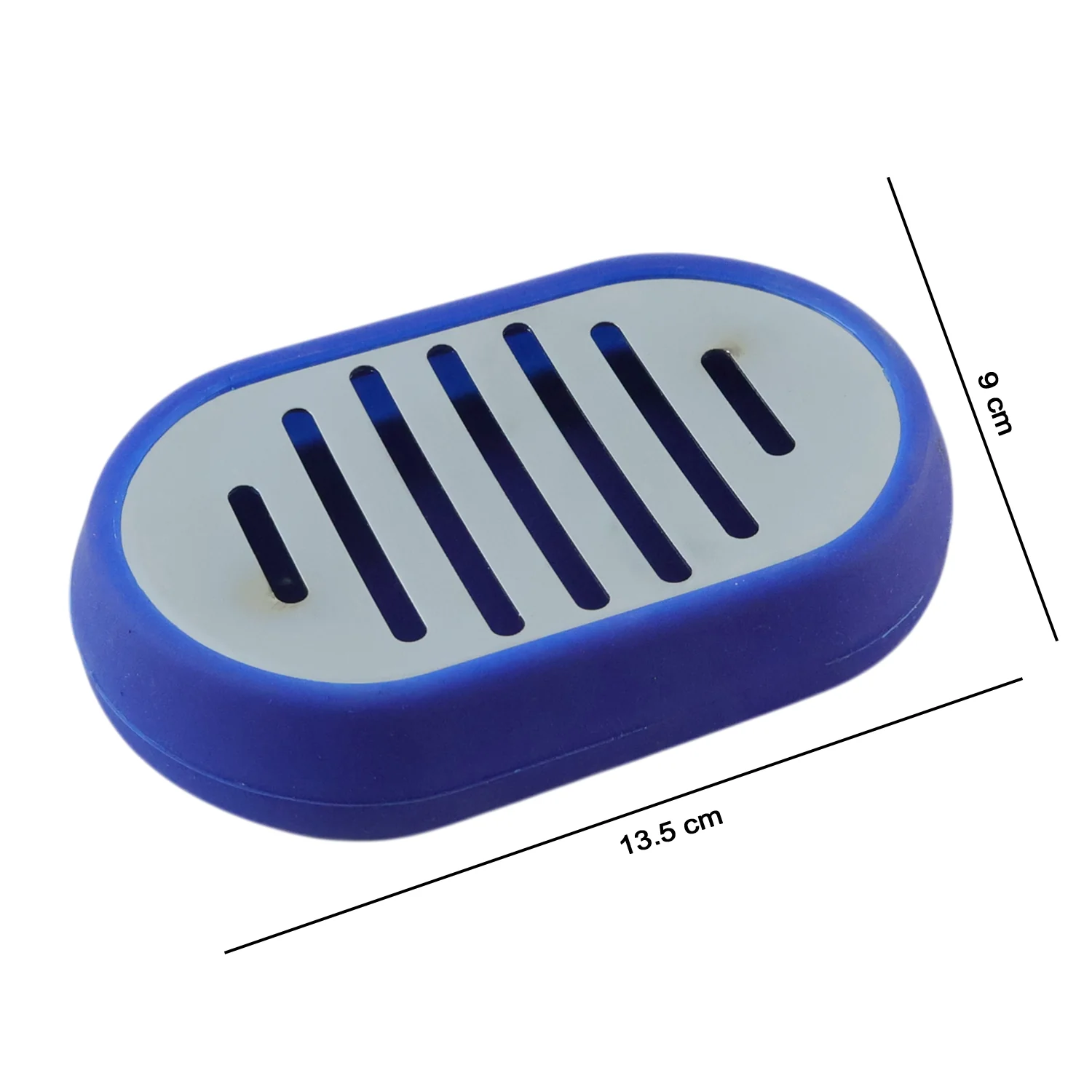 Plastic Soap Holder Tray with Drain Slots (1 Pc) - Image 6
