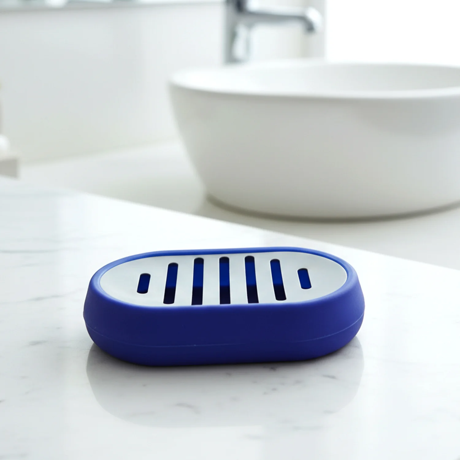 Plastic Soap Holder Tray with Drain Slots (1 Pc) - Image 7
