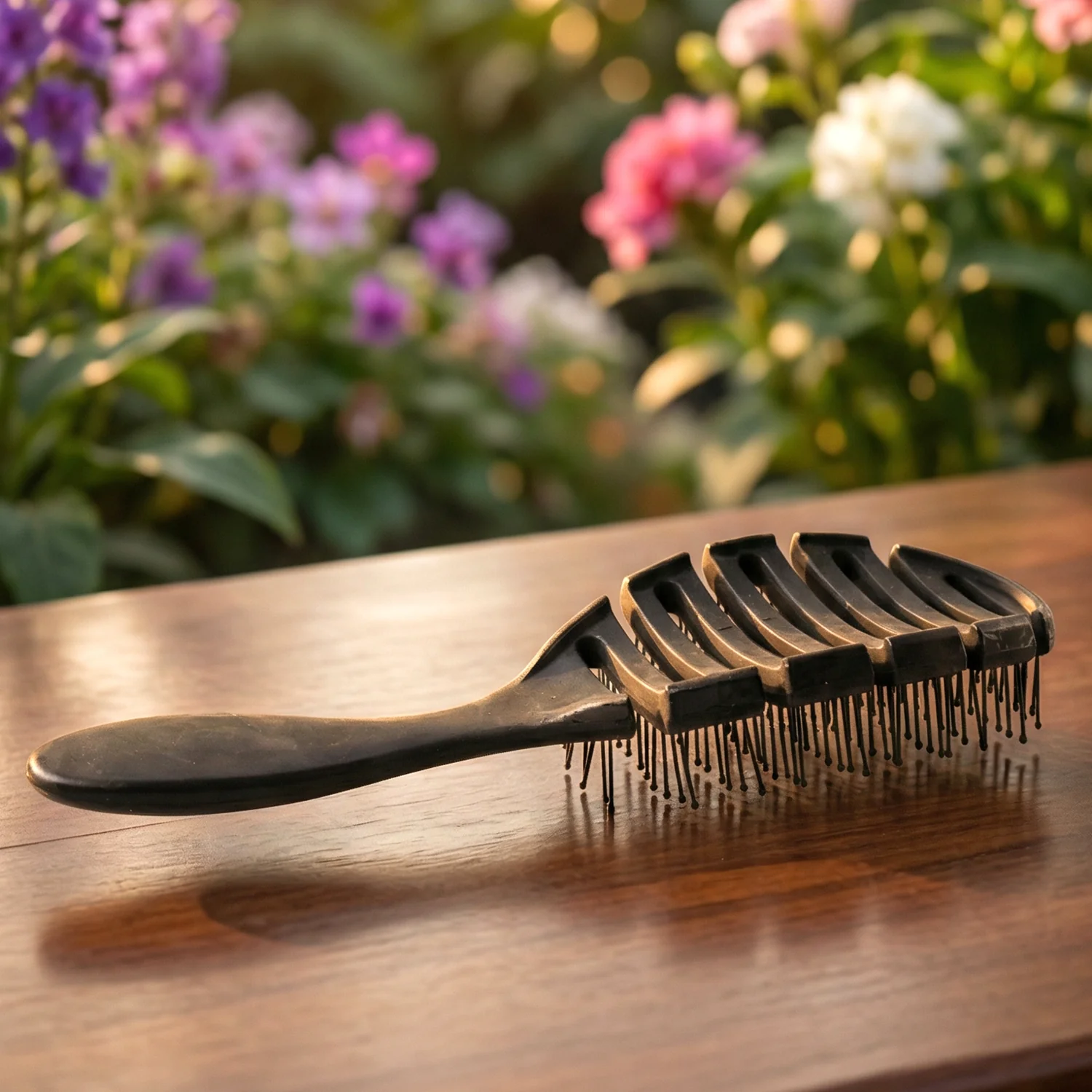 Plastic Soft Wide Tooth Detangling Hair Comb (1 Pc) - Image 5