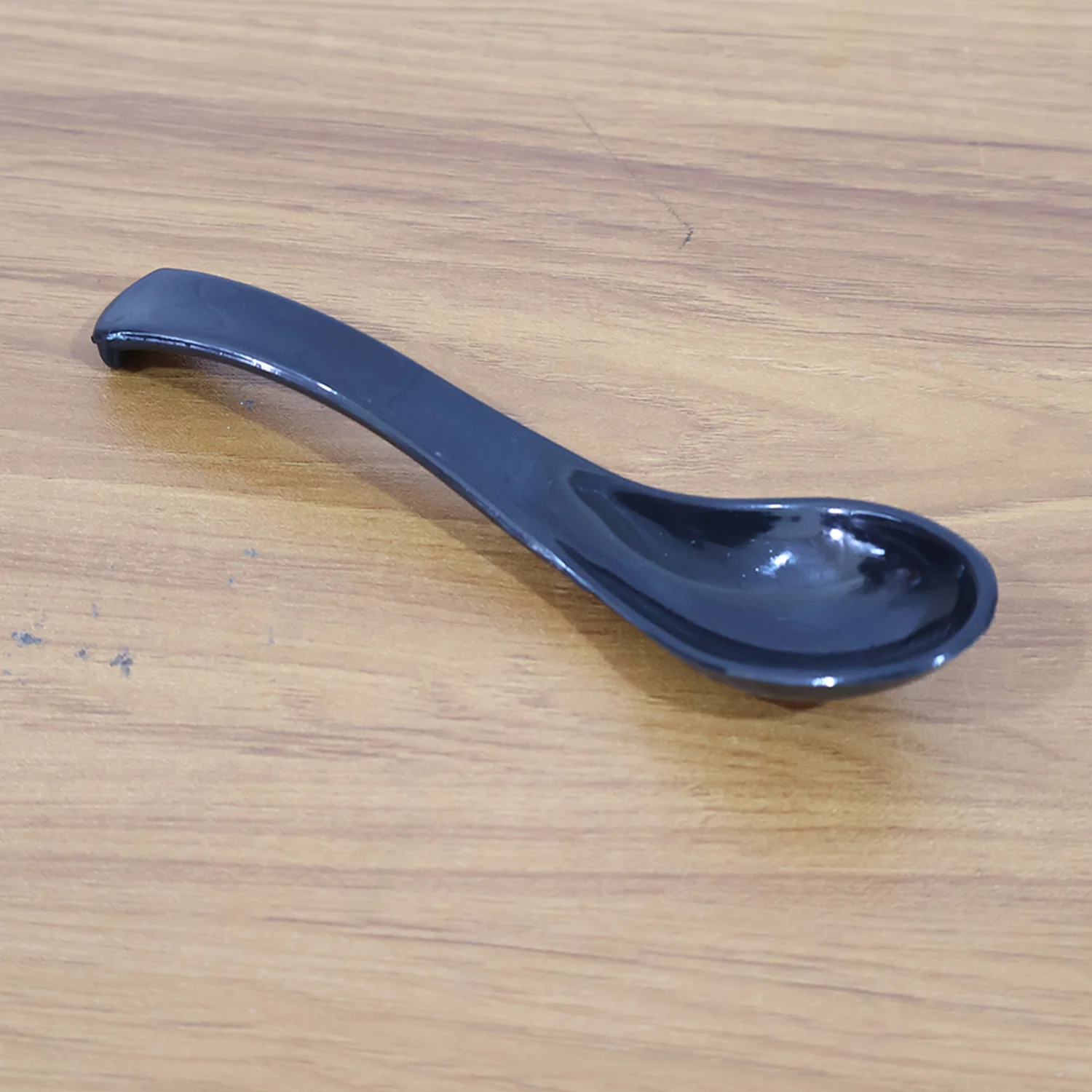 Plastic Soup Spoon – Deep Bowl (1 Pc / Black) - Image 8