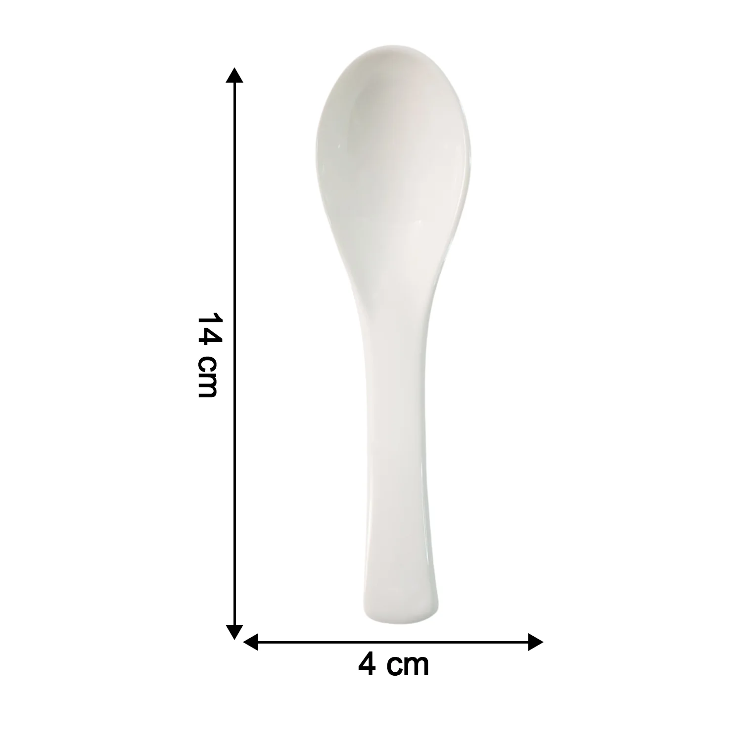 Plastic Soup Spoon – Deep Bowl (1 Pc / White) - Image 7