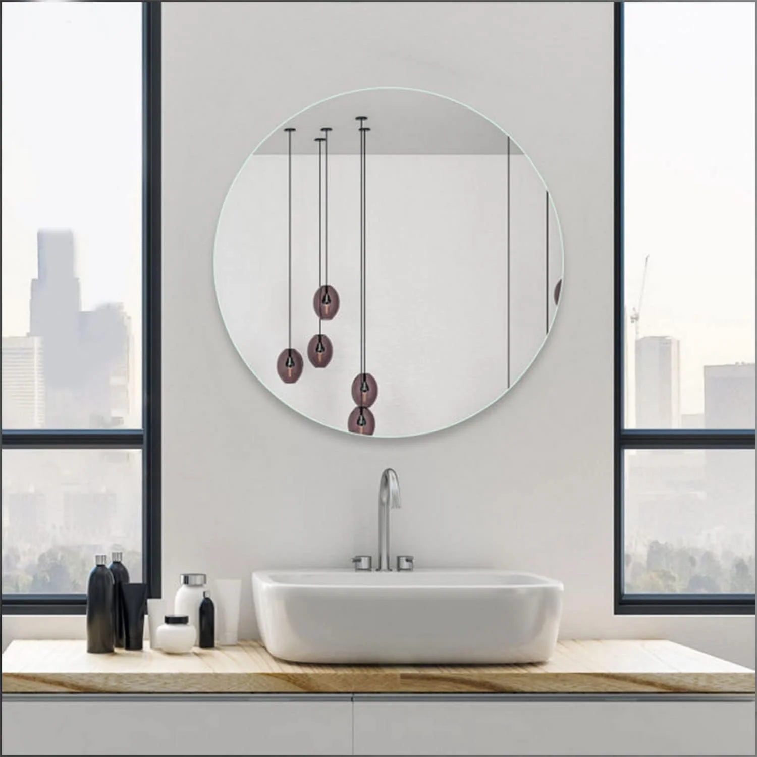 Plastic Square 3D Mirror Wall Stickers (1 Pc) - Image 4