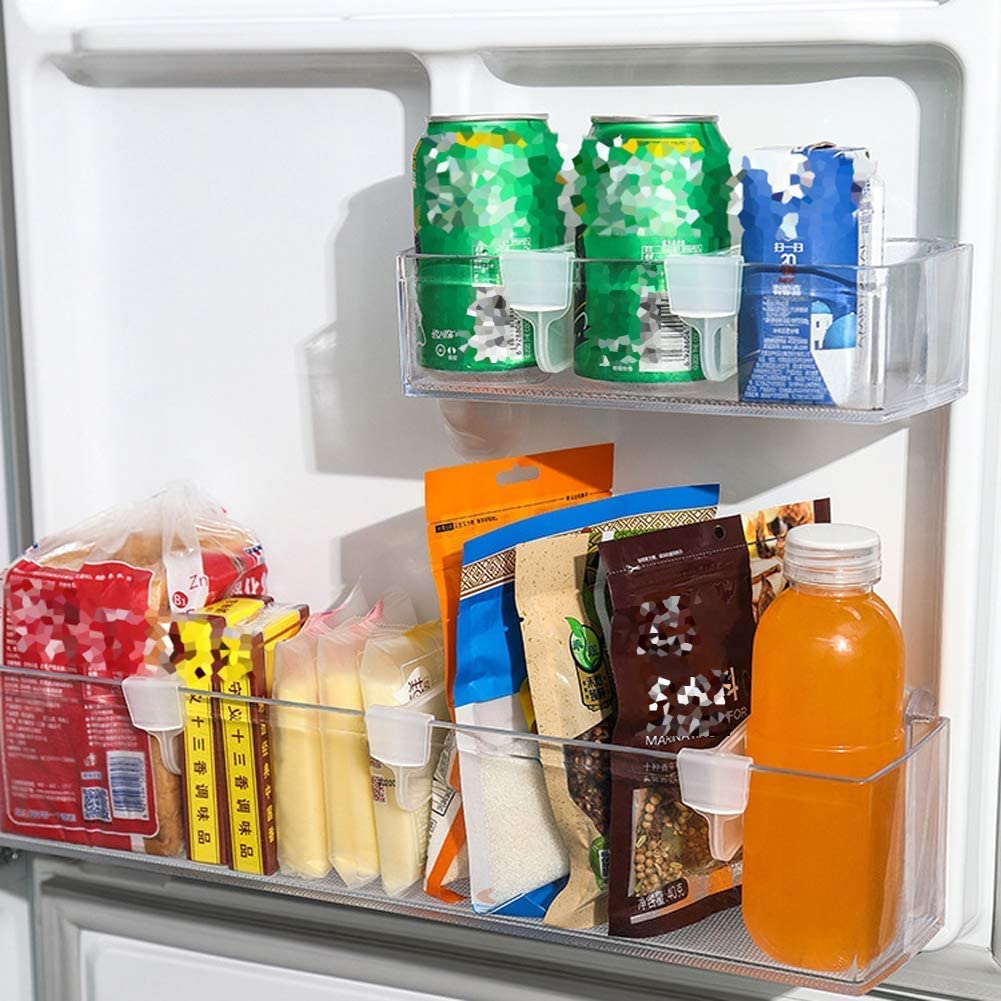 Plastic Storage Baskets – Space Allocator, Refrigerator Organizer Bins (10 Pcs Set) - Image 3