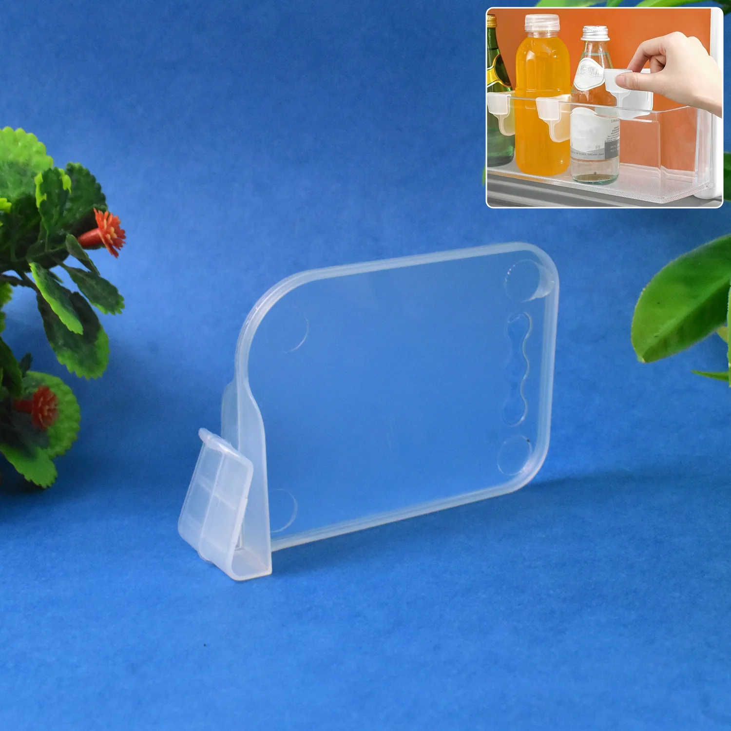 Plastic Storage Baskets – Space Allocator, Refrigerator Organizer Bins (10 Pcs Set) - Image 5