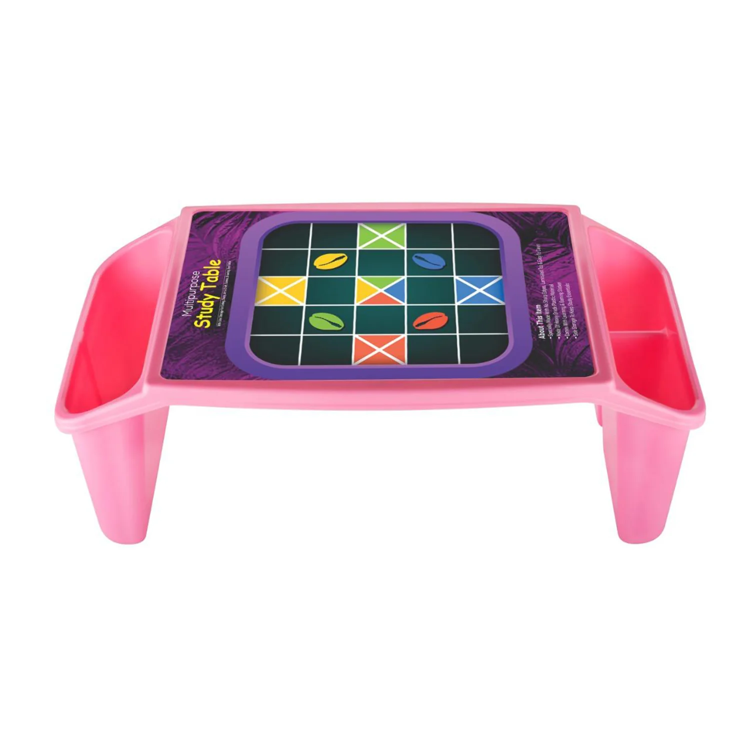 Plastic Study Table For Kids (Mix Design) - Image 2