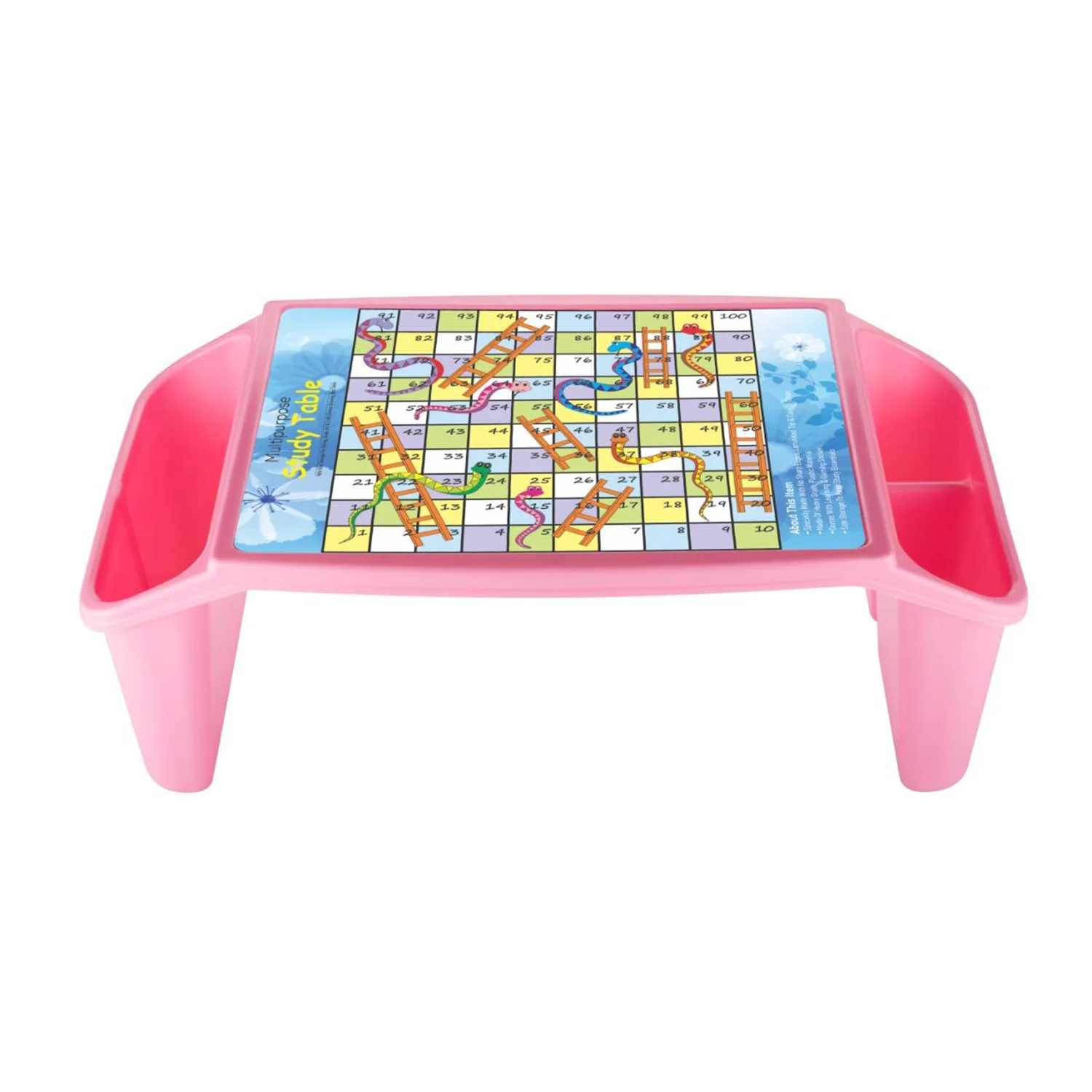 Plastic Study Table For Kids (Mix Design) - Image 4