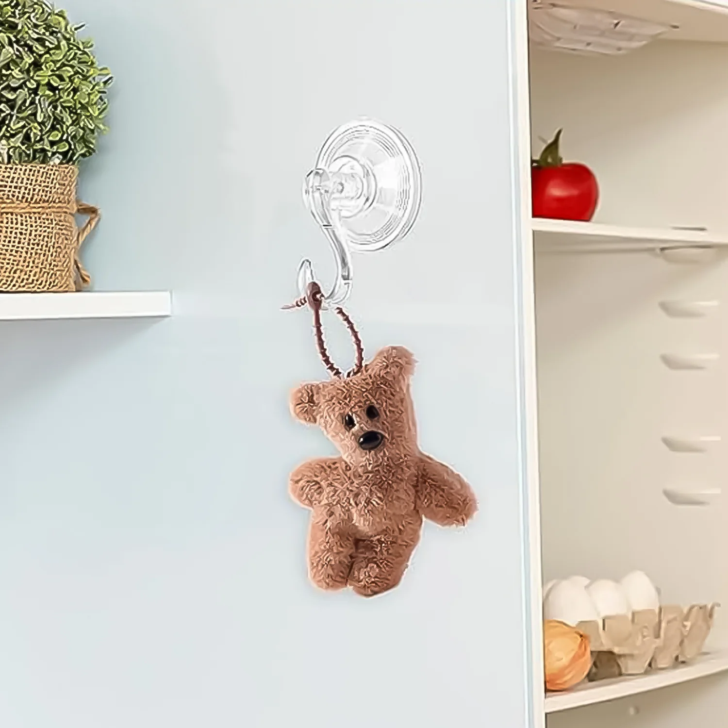 Plastic Suction Cup Hooks (4 Pcs Set) - Image 6