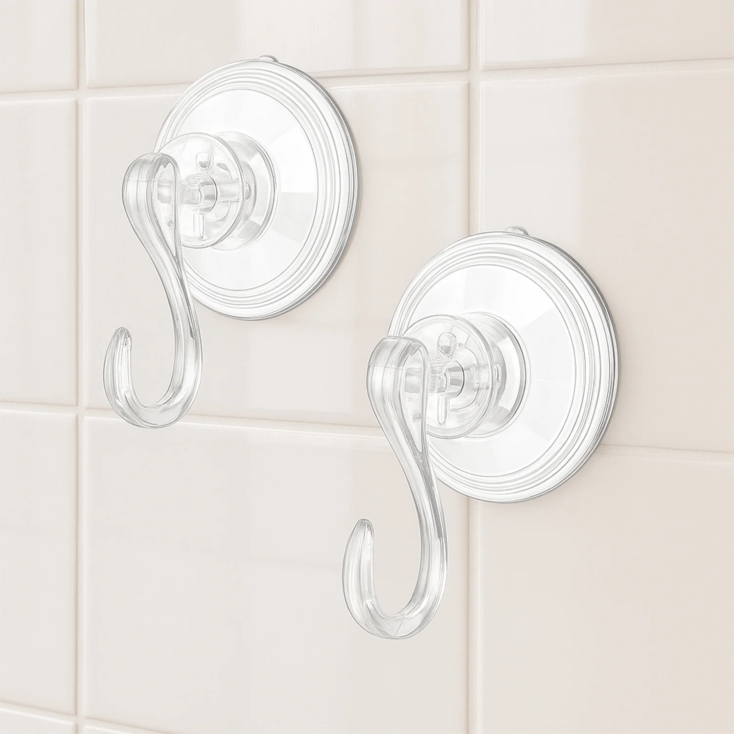 Plastic Suction Cup Hooks (4 Pcs Set) - Image 7