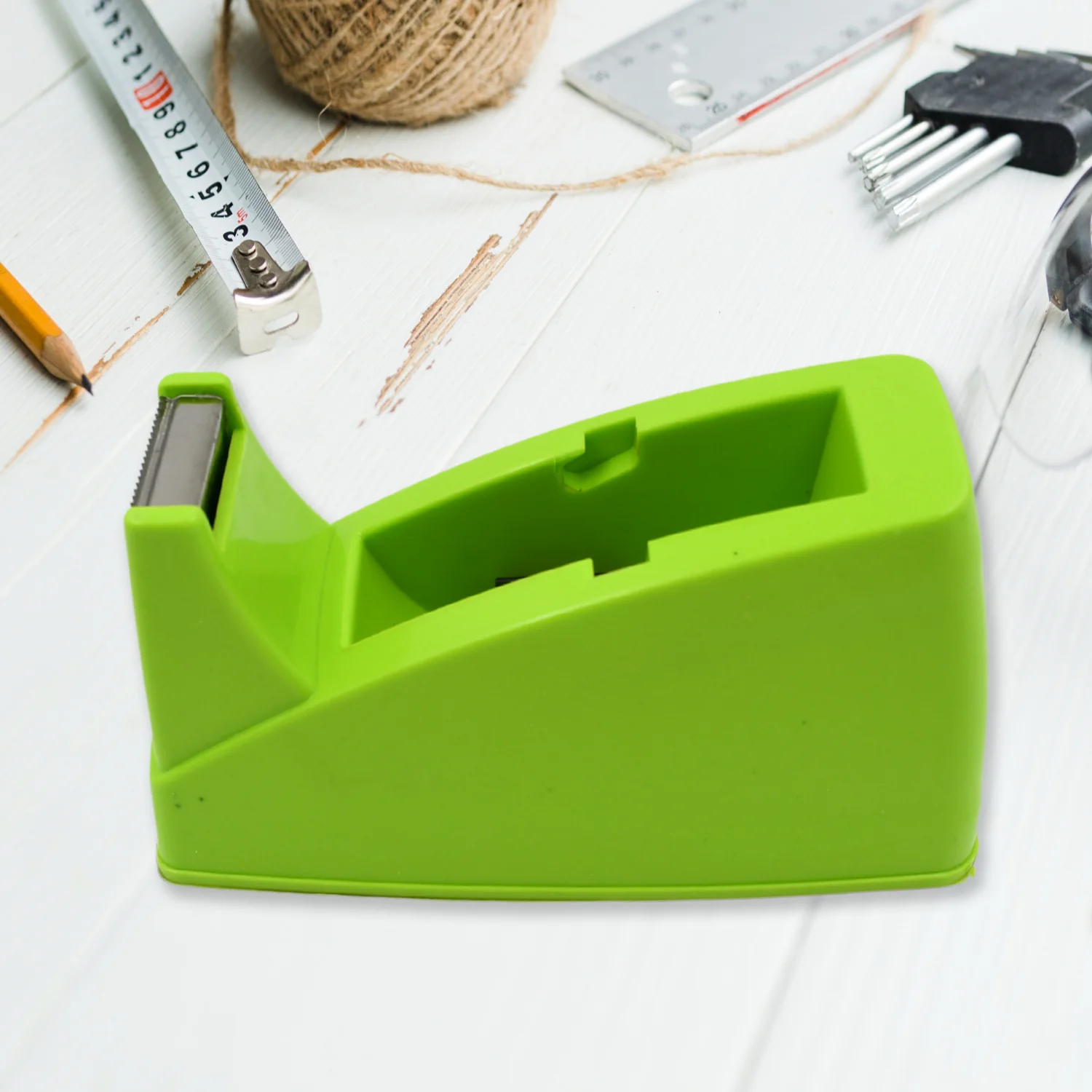 Heavy Duty Plastic Tape Dispenser Cutter for Home, Office & School Use - Image 5