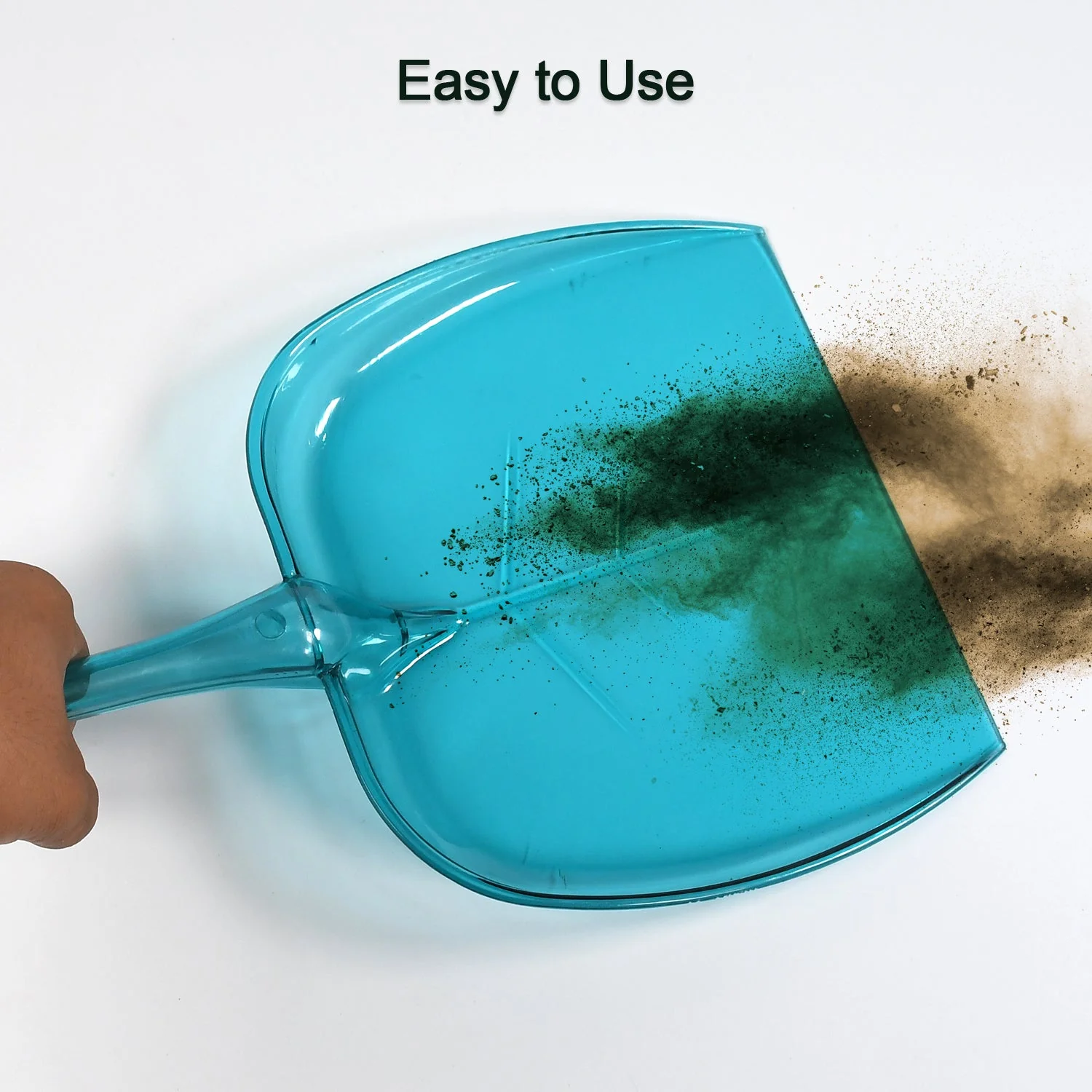 Plastic Unbreakable Dustpan with Long Handle, Large Size for Home & Kitchen, Supdi (1 Pc) - Image 4