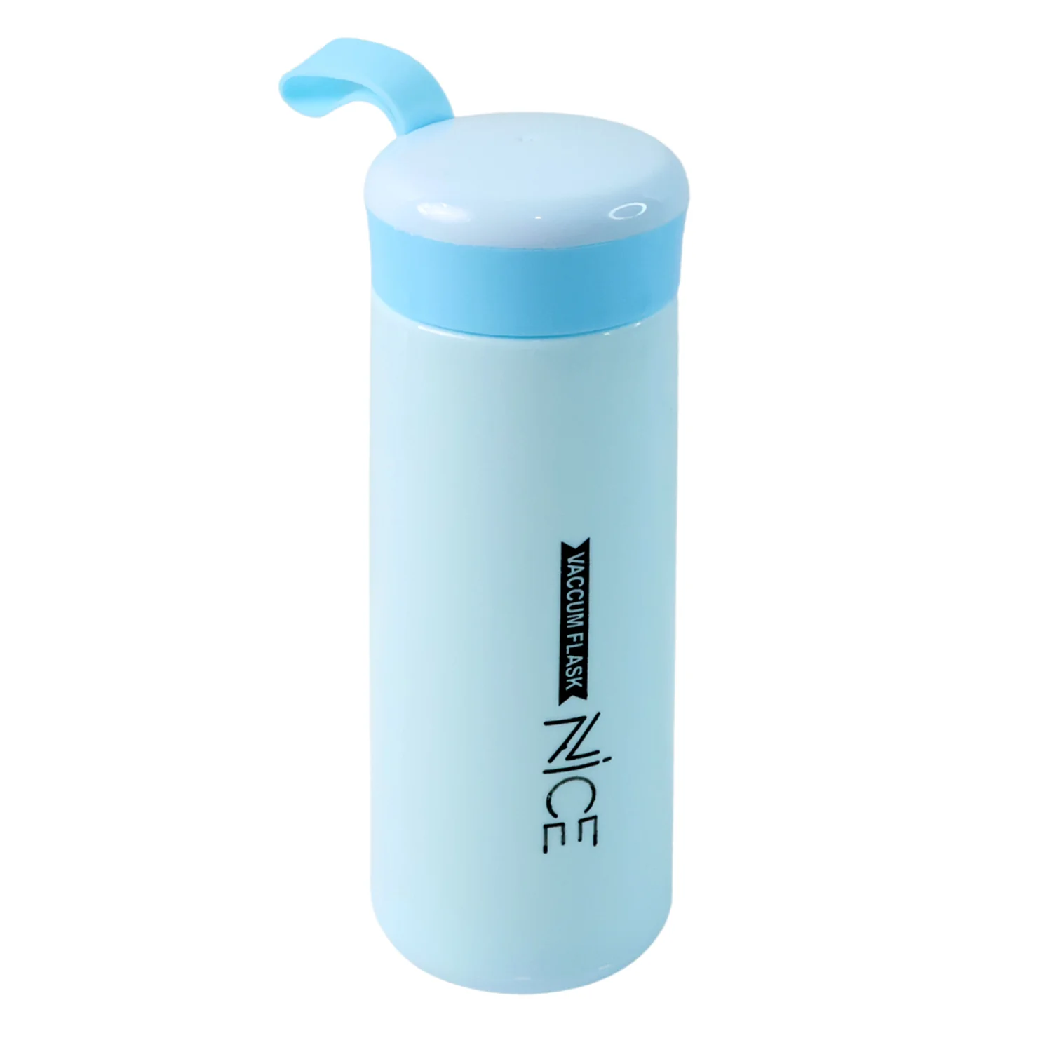 Plastic Flask Water Bottle - (Color Blue / 1 Pc / 400ML) - Image 5