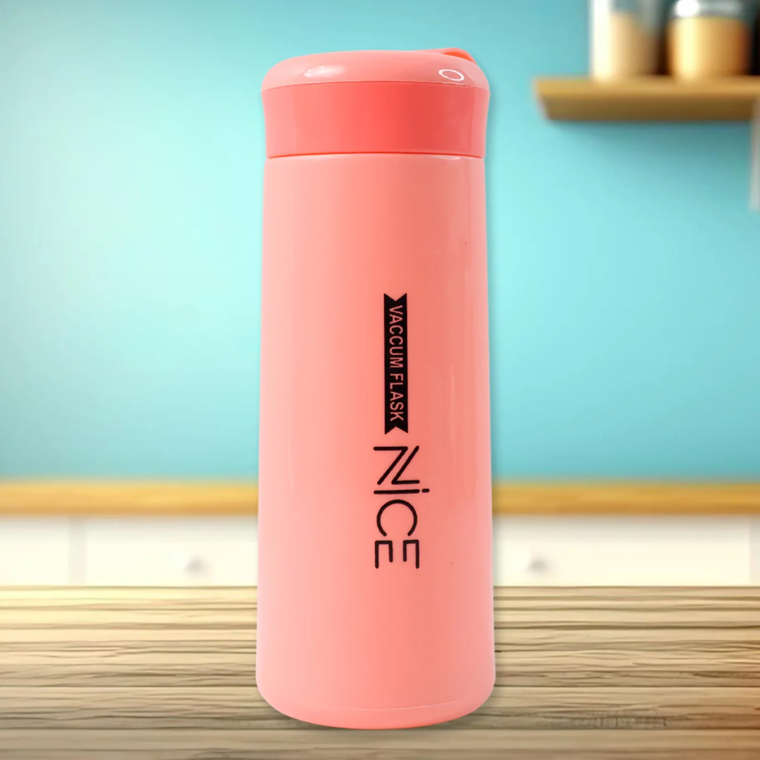 Plastic water Bottle - (Pink Color / 1 Pc / 400ML) - Image 3