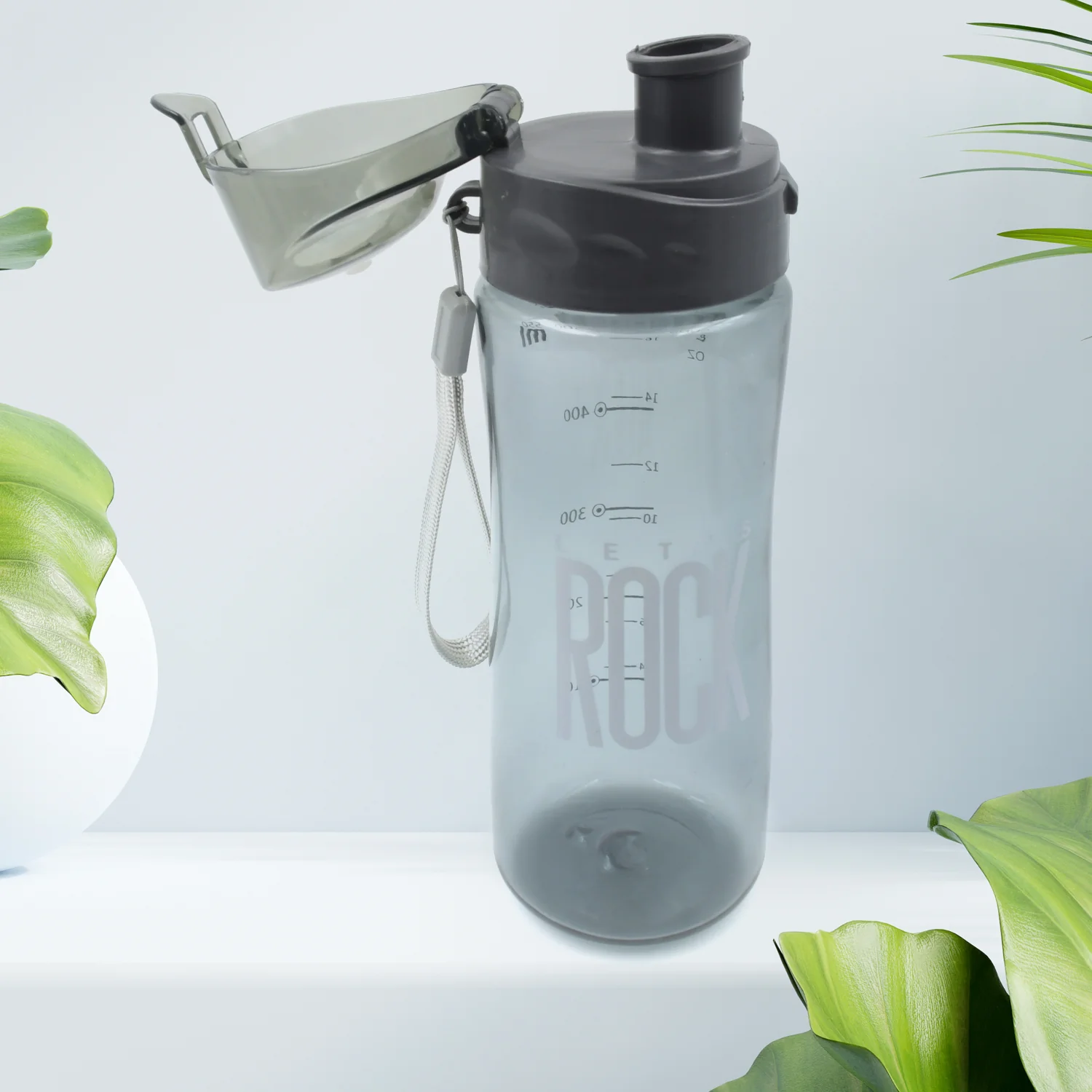 Plastic water bottle Outdoor Sport Bottle With Carry Case, leak proof BPA-free for travel cold and hot water Plastic water bottle with daily water intake for gym and children, Home, Travel, Office Use (1 pc ) - Image 6
