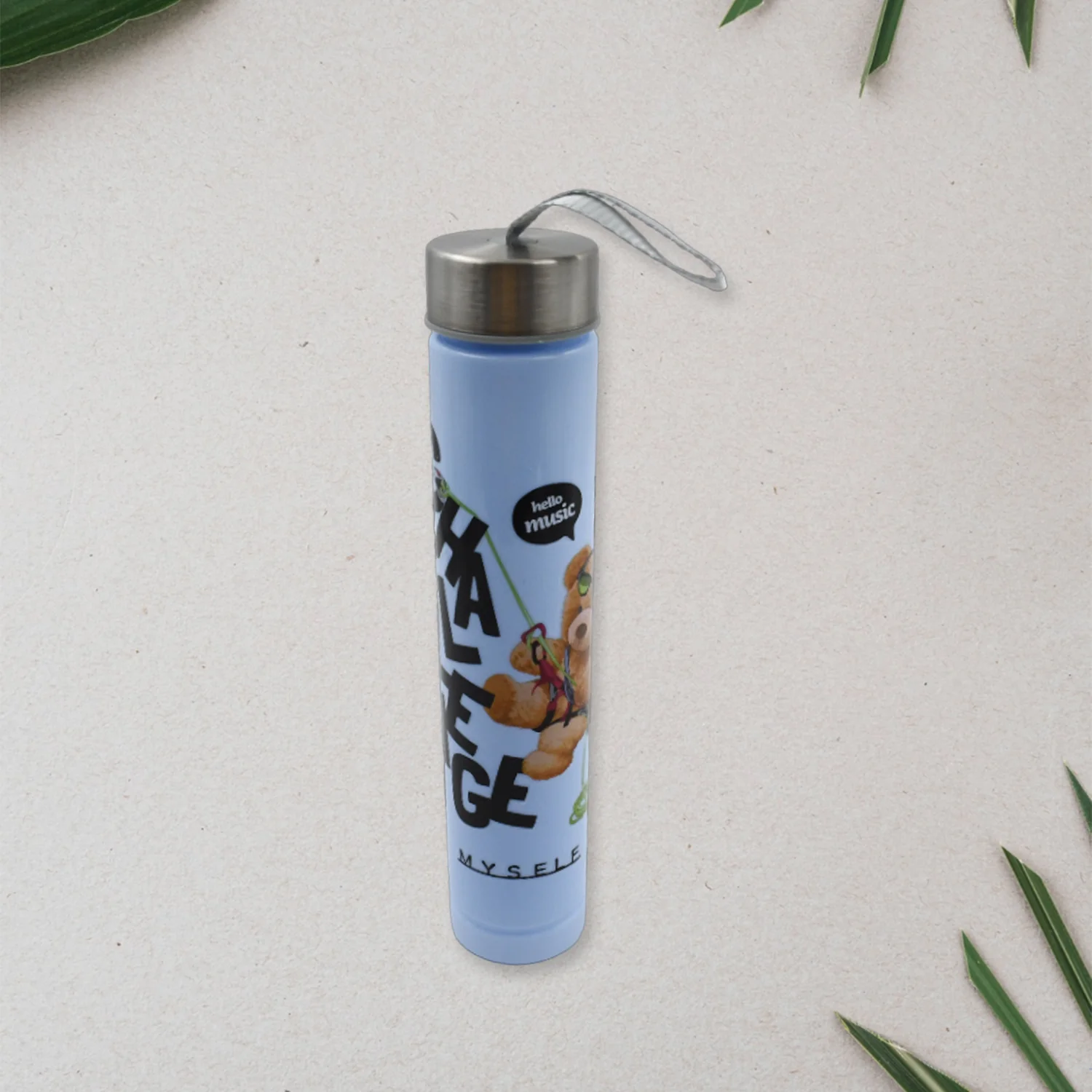 Plastic Water Bottle Set – BPA-Free, Leak-Proof, Cartoon Design Kids & Gym (3 Pc Set) - Image 4