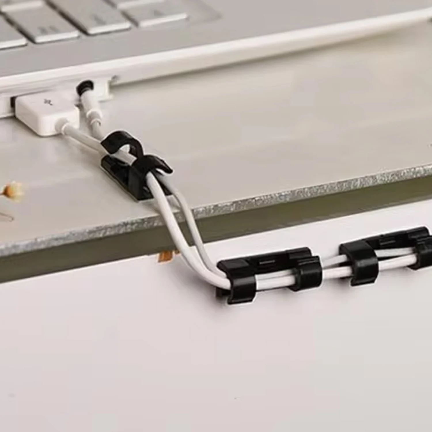 Plastic Wire Cord Cable Clips Organizer Holder (16 Pcs Set) - Image 4