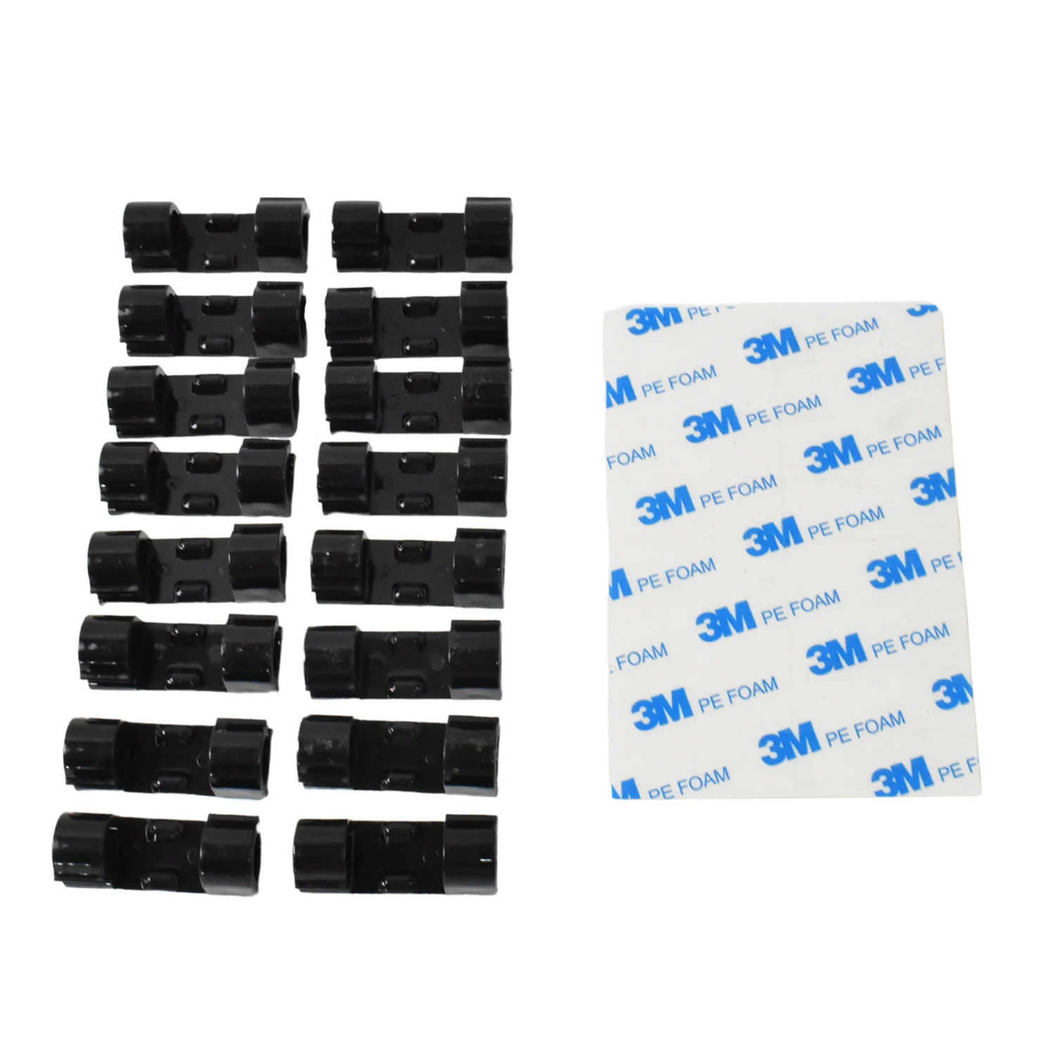 Plastic Wire Cord Cable Clips Organizer Holder (16 Pcs Set) - Image 6