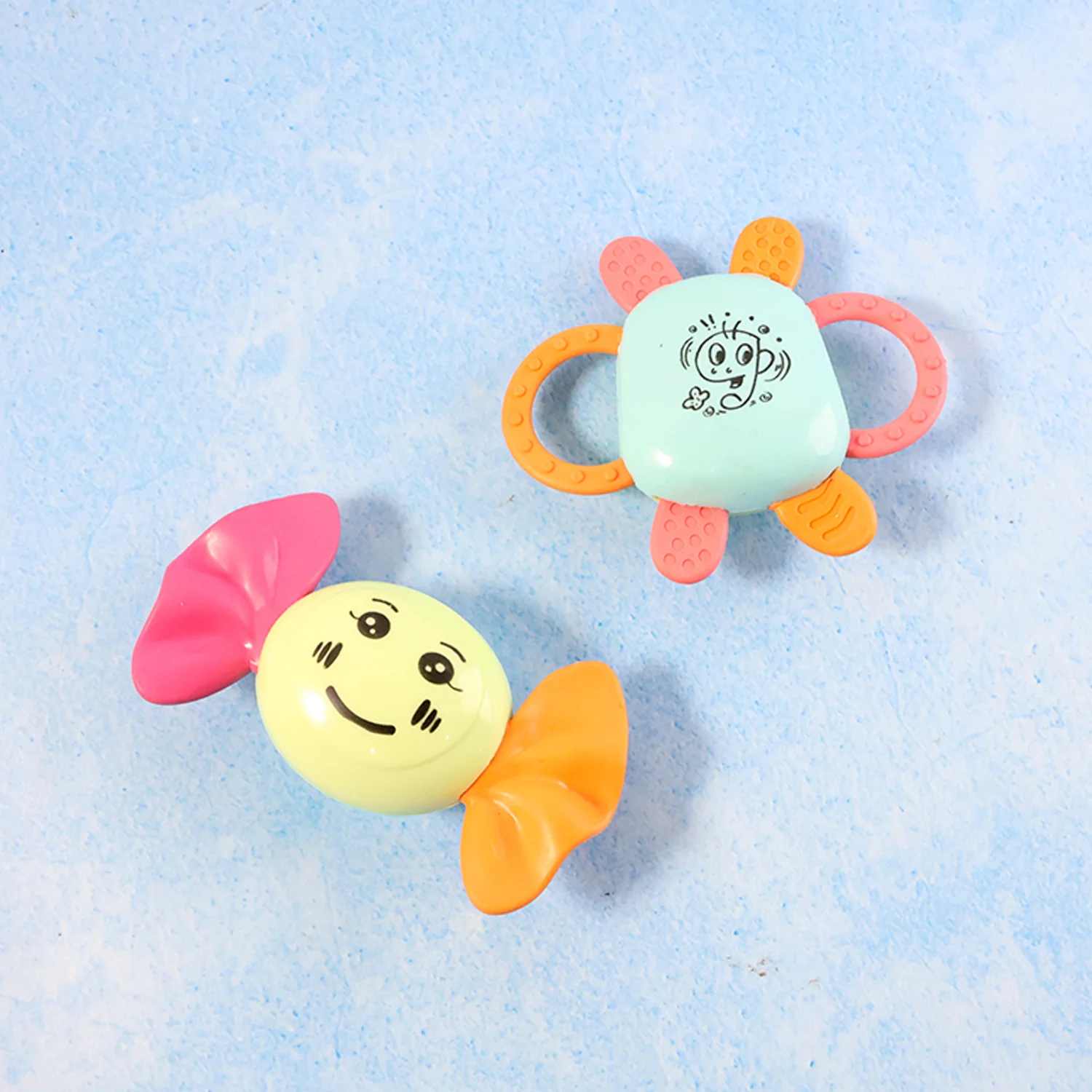 Play Cart Tiny Joys Rattle Toy Set – 6-in-1 Baby Rattles - Image 7