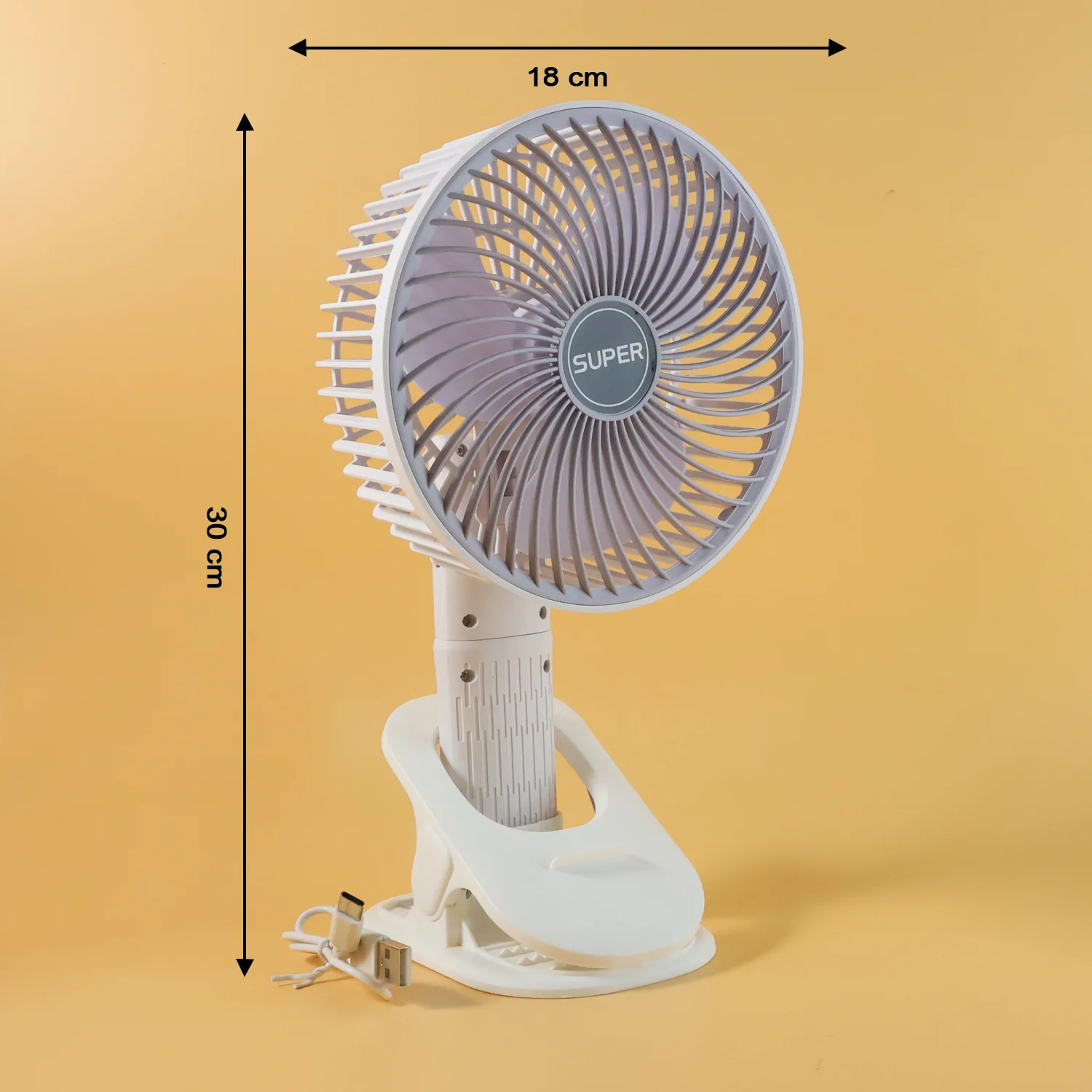 Plug and Play Portable USB Fan (1 Pc) - Image 6