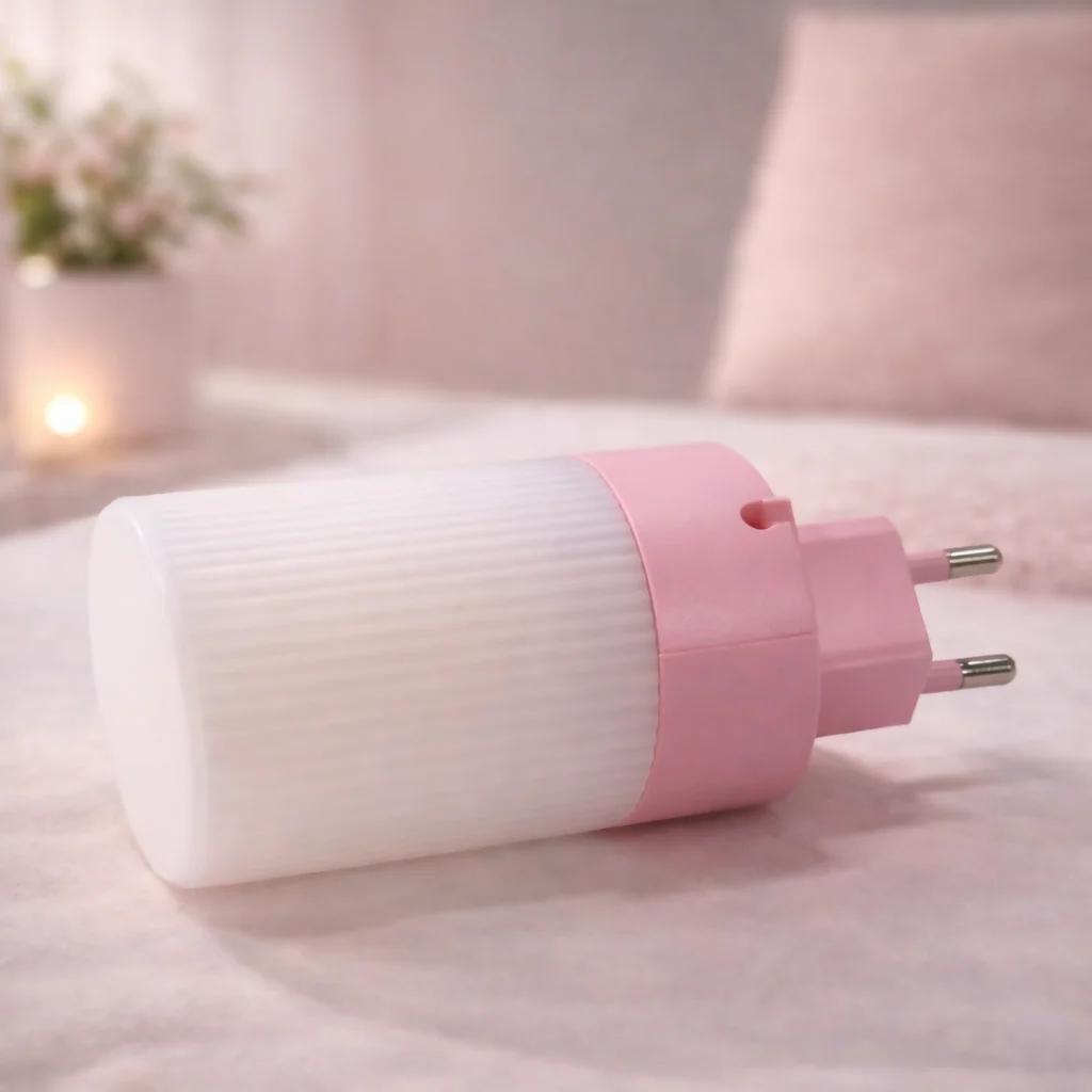 Plug-In LED Night Light with Soft Glow, Compact Wall Night Lamp for Bedroom, Kids Room, Nursery & Hallway(COLOR MAY VARY) - Image 4