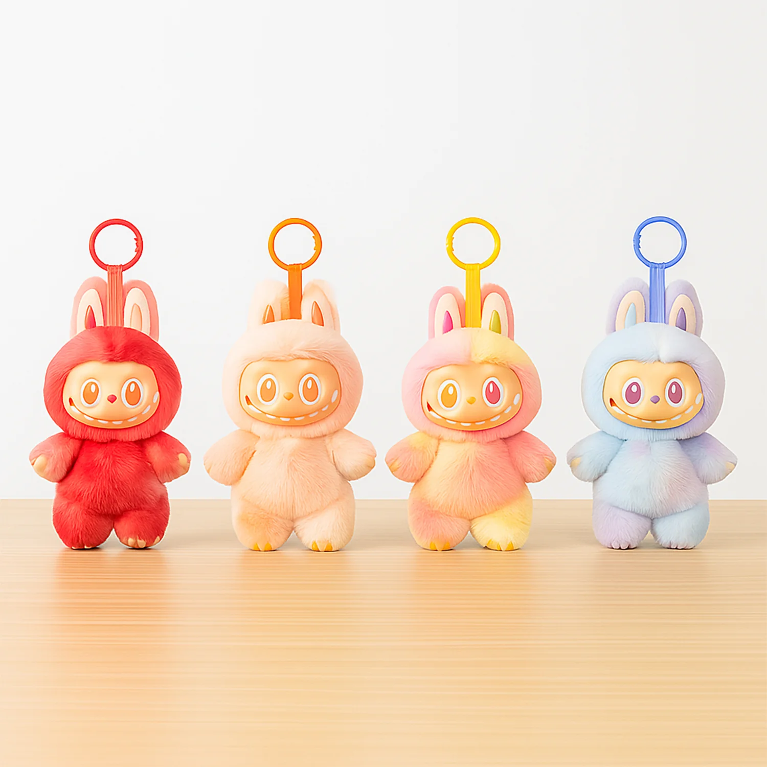 Plush Toy Cartoon Keychain with Hook Assorted Colorful Animal Design  1 Pc - Image 6