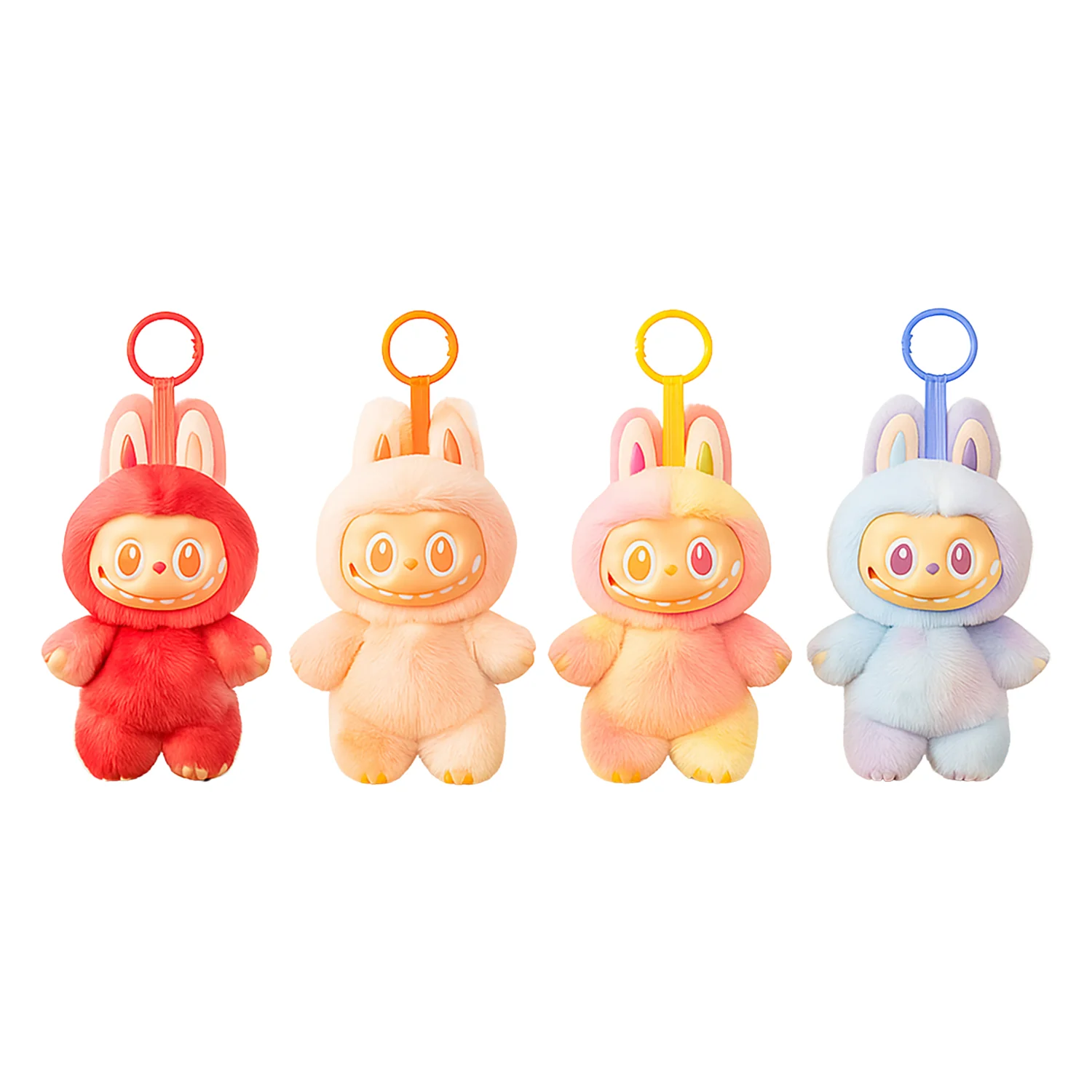 Plush Toy Cartoon Keychain with Hook Assorted Colorful Animal Design  1 Pc - Image 7