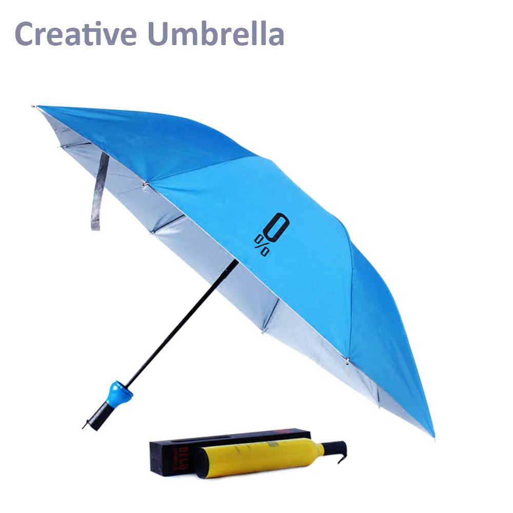 Pocket Folding Wine Bottle Umbrella - Image 12