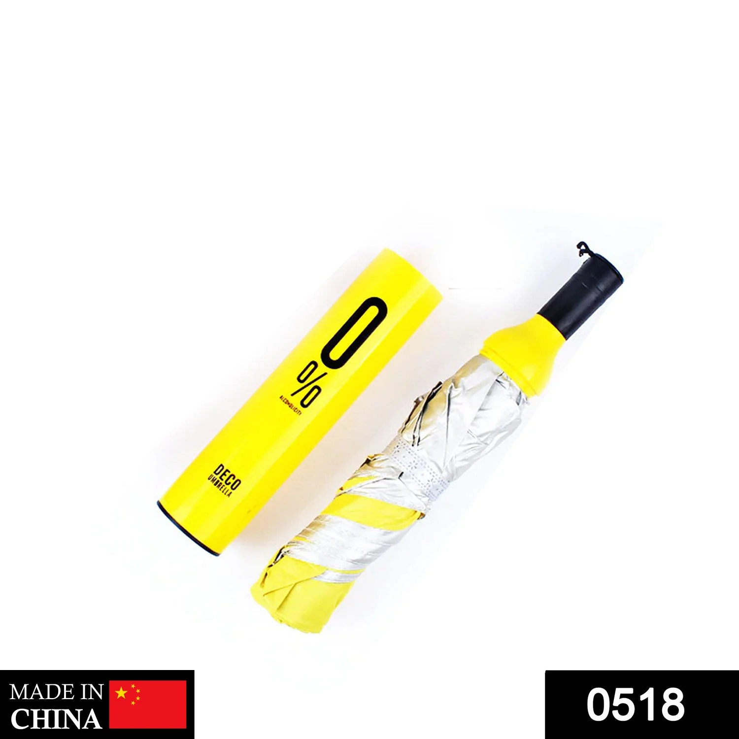 Pocket Folding Wine Bottle Umbrella - Image 6