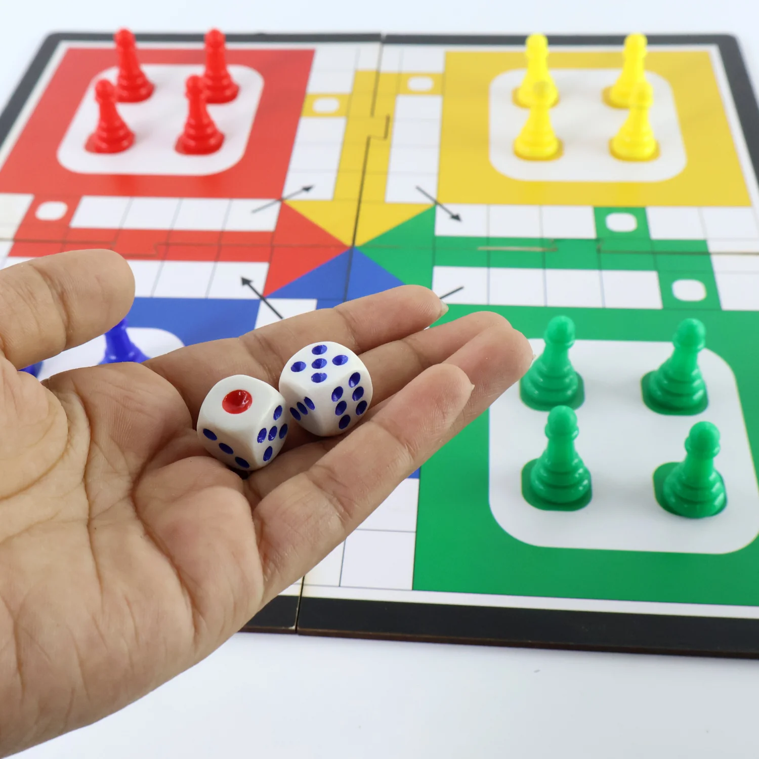Pocket Ludo Travel Board Game - (1 Set) - Image 3