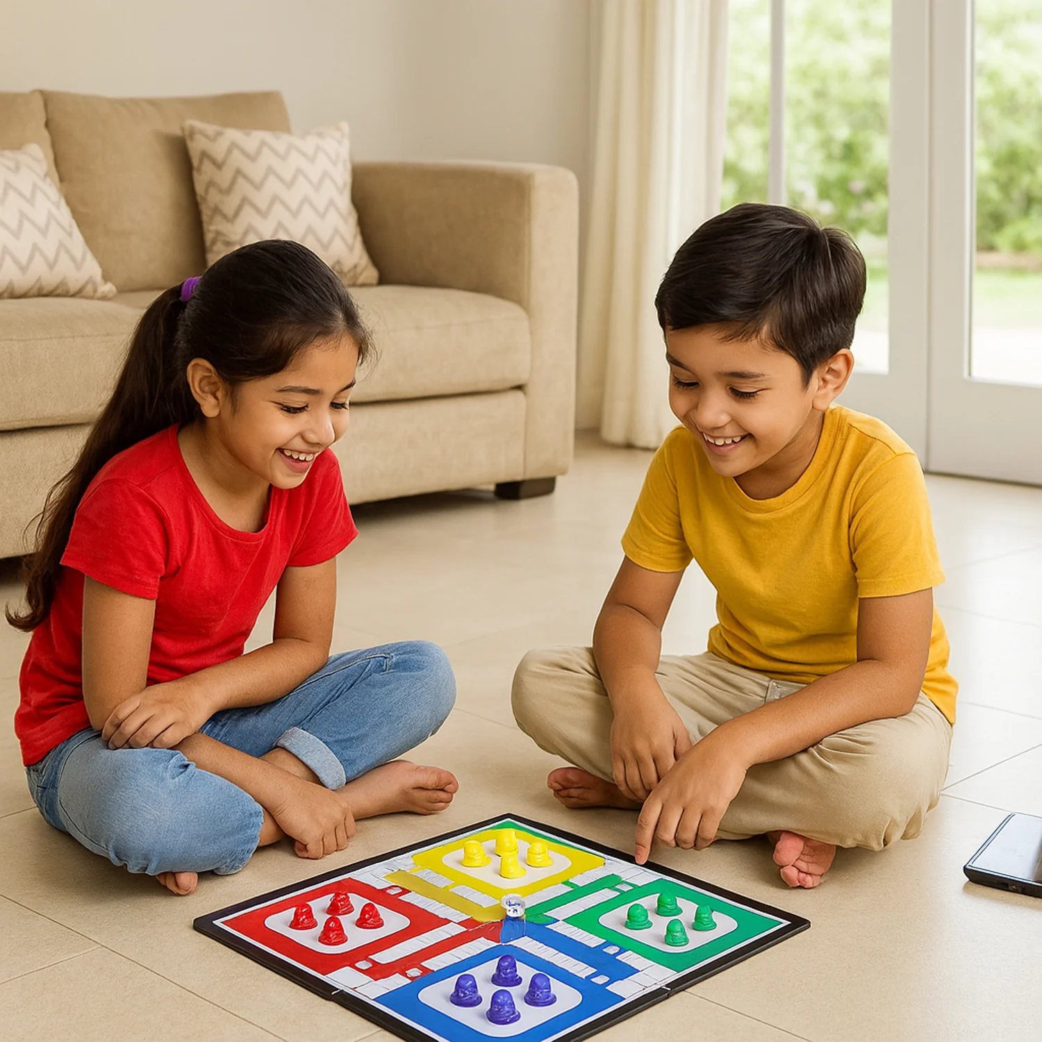 Pocket Ludo Travel Board Game - (1 Set) - Image 4