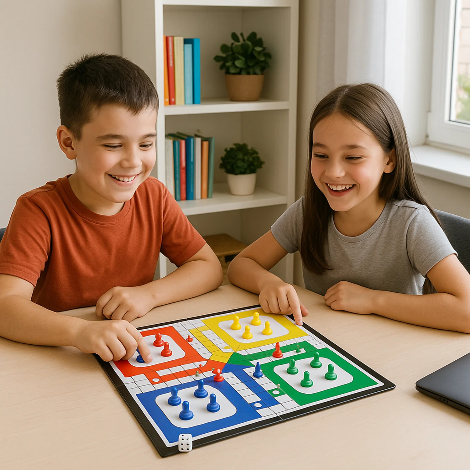 Pocket Ludo Travel Board Game - (1 Set) - Image 7