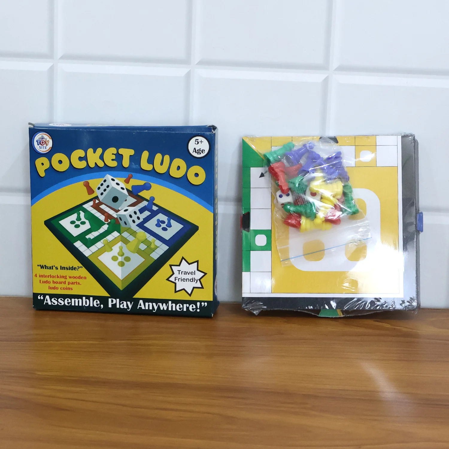 Pocket Ludo Travel Board Game - (1 Set) - Image 8