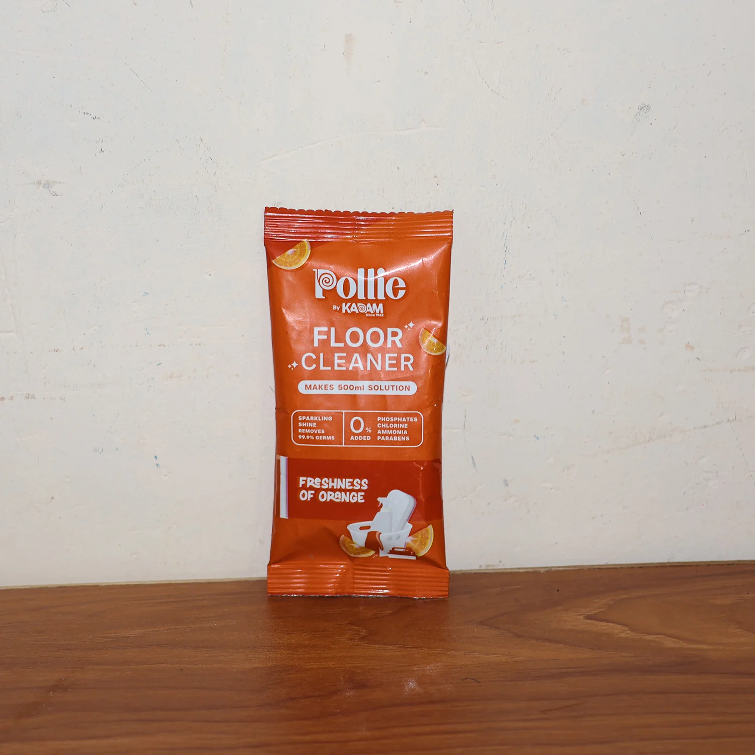 Pollic Kadam Concentrated Floor Cleaner Sachet – Orange Fresh Fragrance (50 Gm) - Image 8