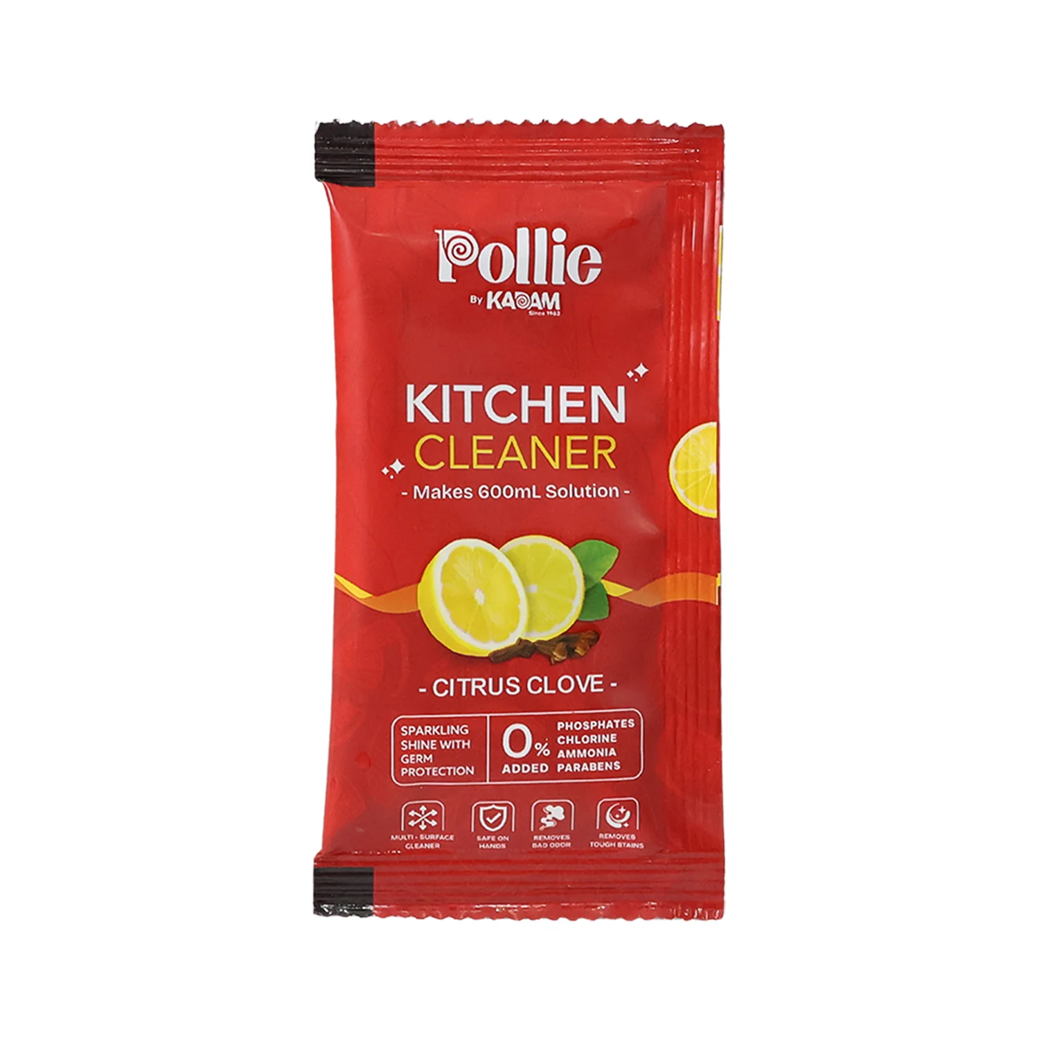 Pollic Kadam Concentrated Kitchen Surface Cleaner Sachet - Image 5