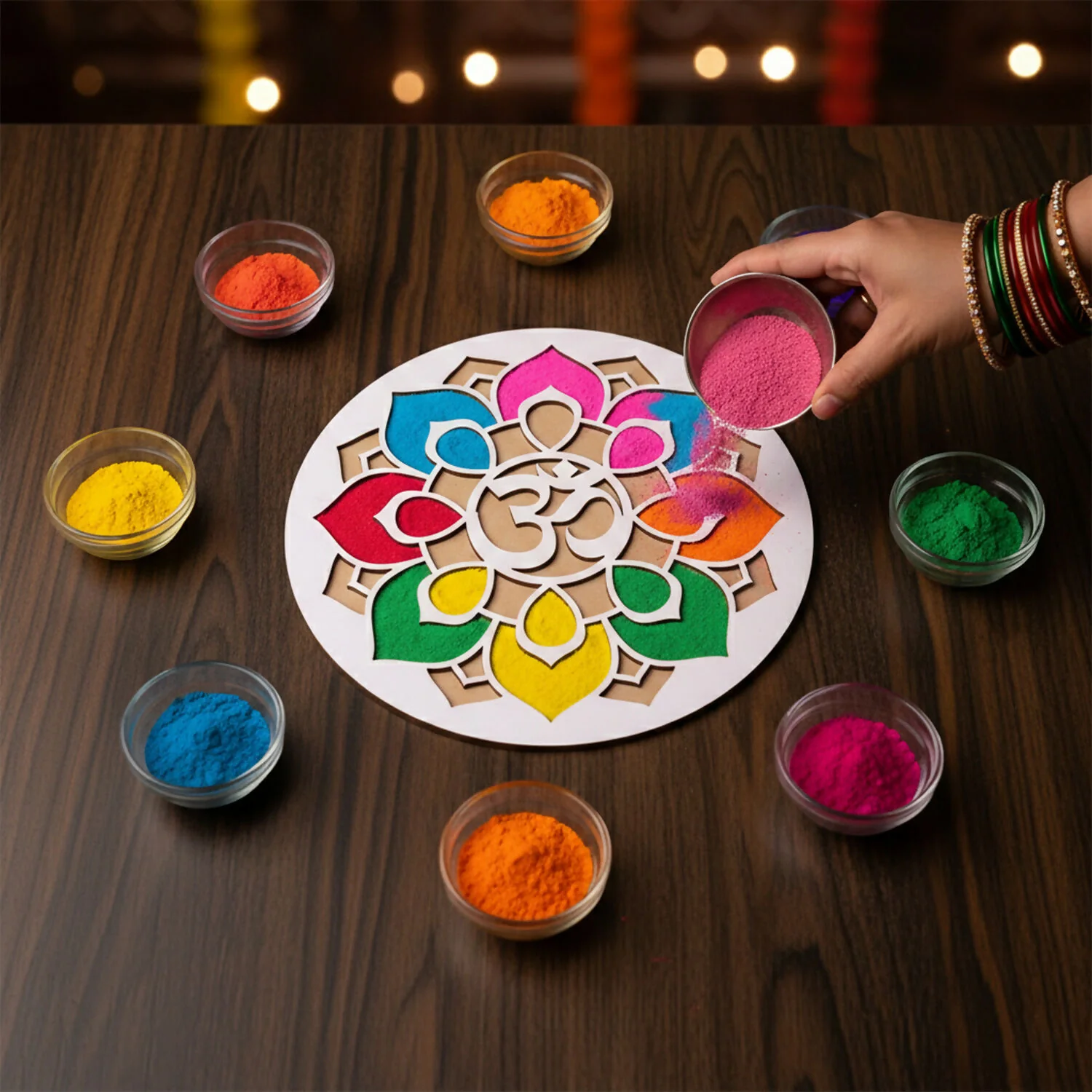 Pooja Rangoli Design - Image 3