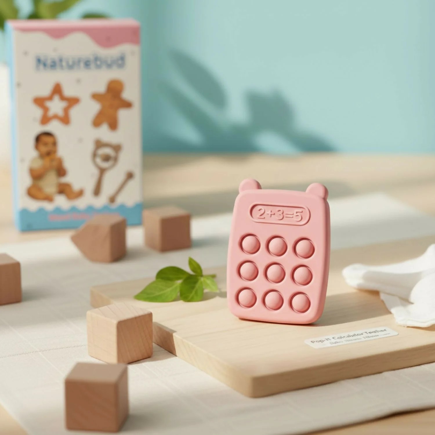 Pop It calculator silicone teether - Image 2