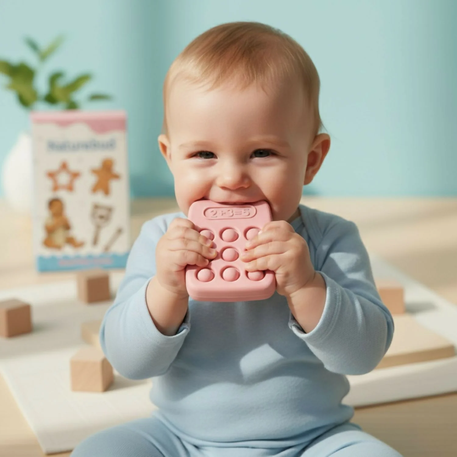 Pop It calculator silicone teether - Image 4