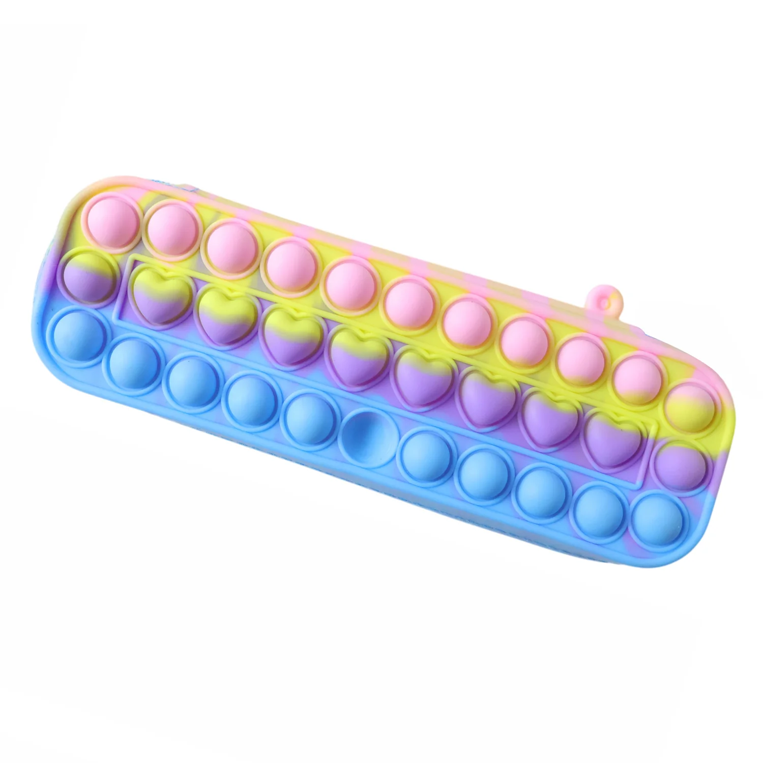 Pop It Silicone Pencil Pouch with Zipper (1 Pc) - Image 4