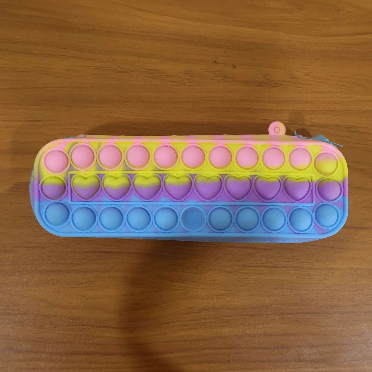 Pop It Silicone Pencil Pouch with Zipper (1 Pc) - Image 9