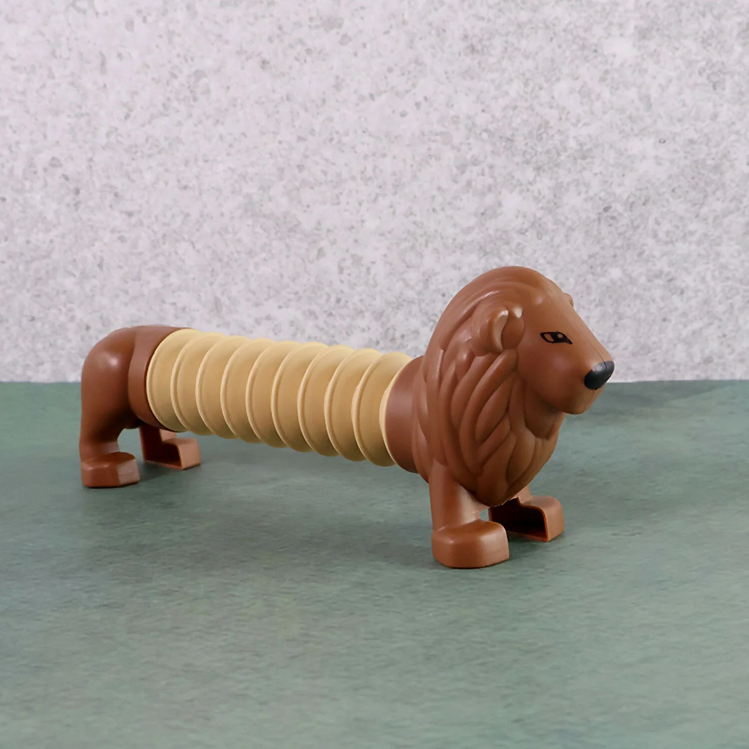 Pop Tube Lion Toy – Stretch, Twist & Shape-Changing Telescopic Animal Toy for Kids - Image 2