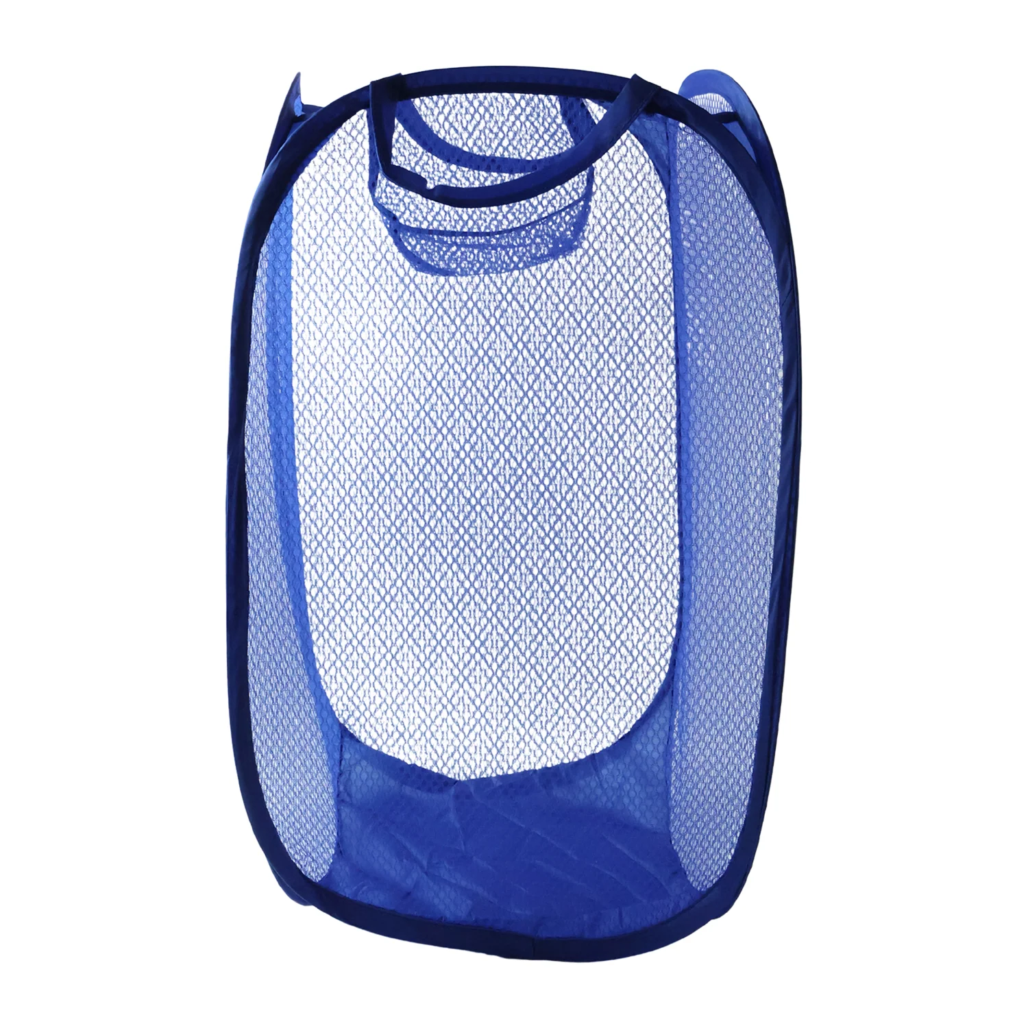 Pop Up Mesh Laundry Basket Lightweight Clothes Hamper (1 Pc,34x34x58cm) - Image 4