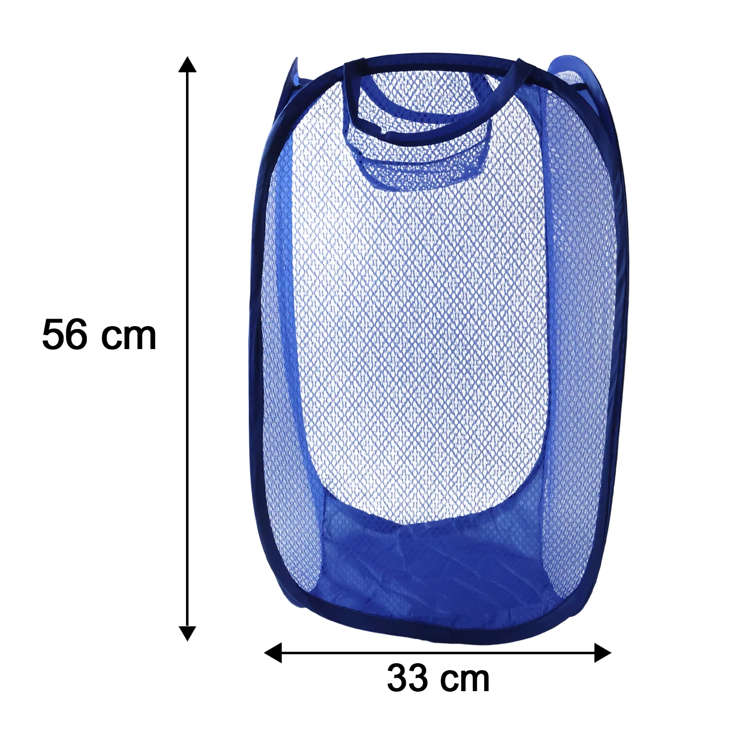 Pop Up Mesh Laundry Basket Lightweight Clothes Hamper (1 Pc,34x34x58cm) - Image 6