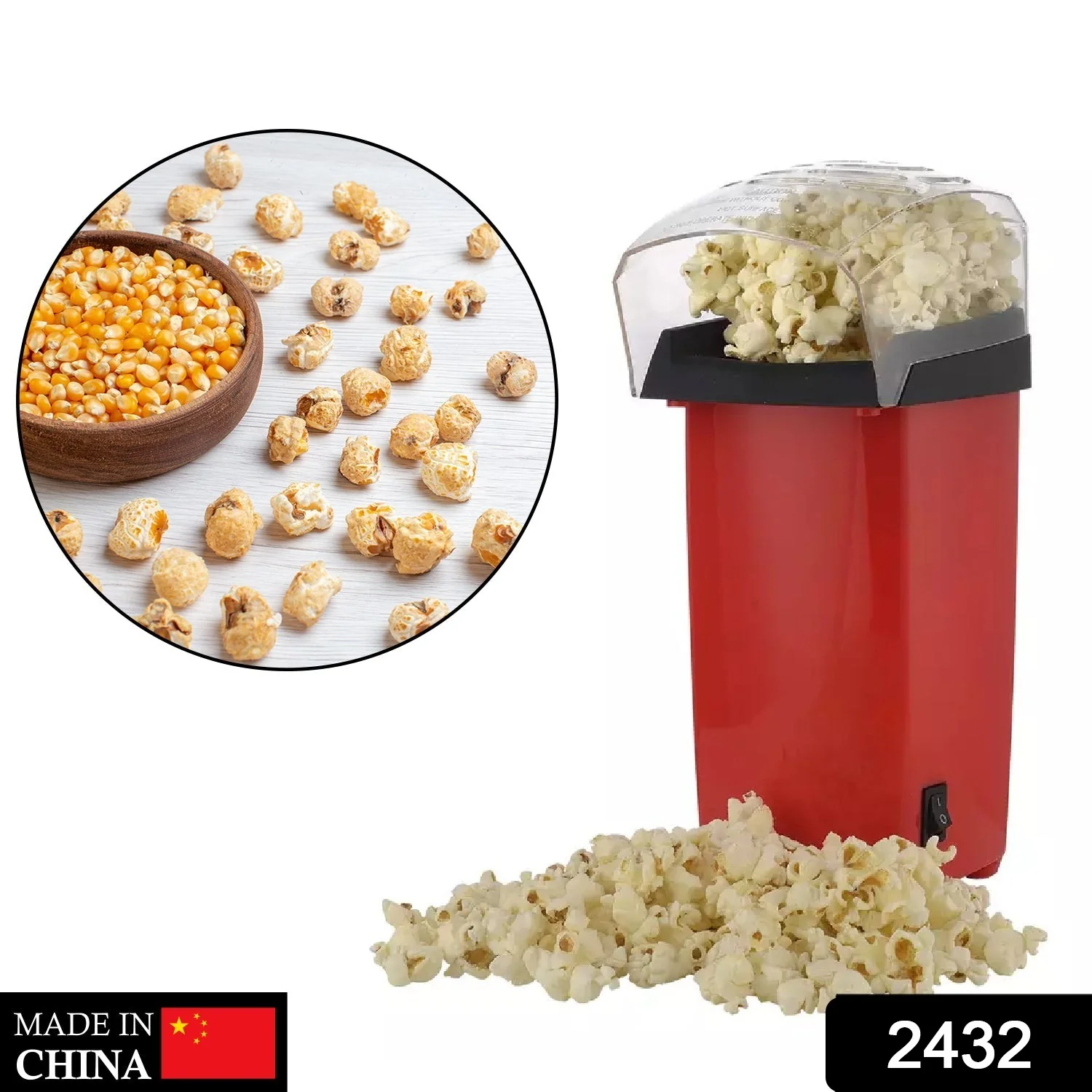 Electric Popcorn Maker Machine – Easy Snack Maker for Home Use - Image 2