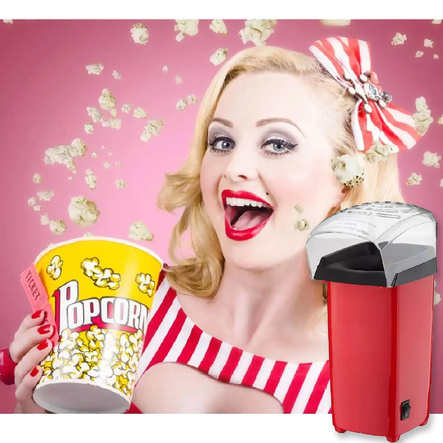 Electric Popcorn Maker Machine – Easy Snack Maker for Home Use - Image 7
