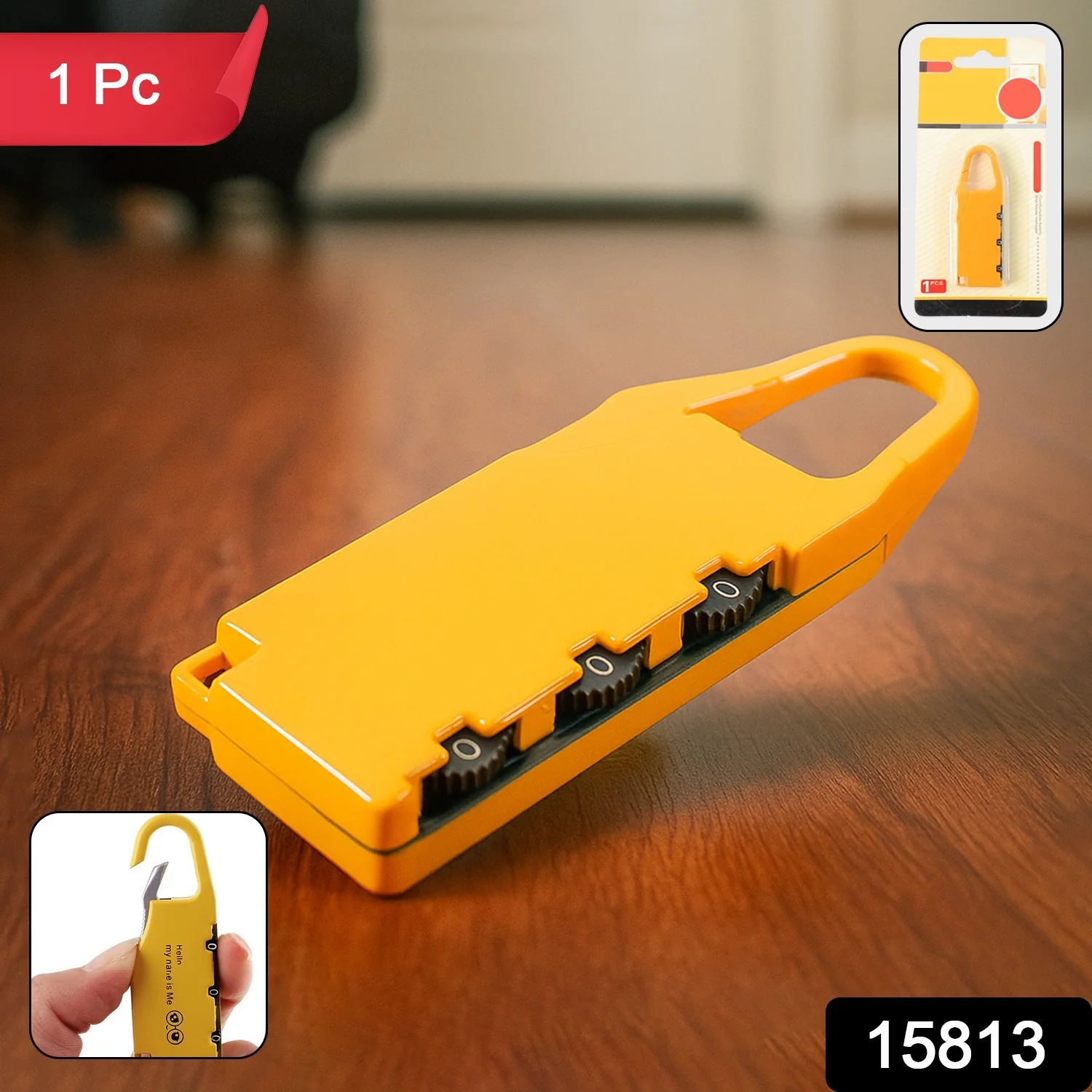 Portable 3-Digit Combination Number Lock (1 Pc) - Image 2